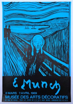 Musée des Arts Décoratifs (The Scream) Poster /// Expressionist Edvard Munch Art