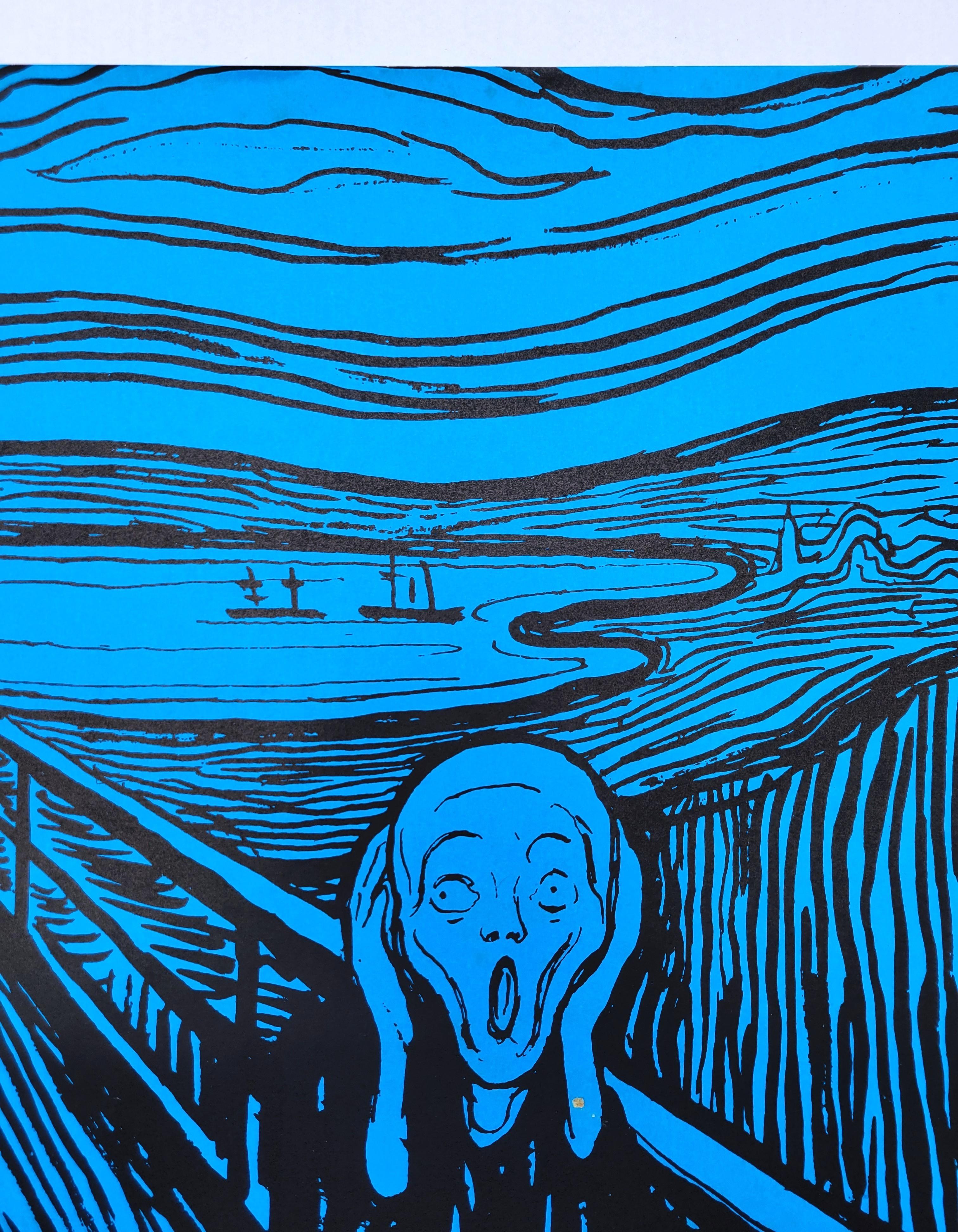 Cartel del Museo de Artes Decorativas (El Grito) /// Arte expresionista de Edvard Munch en venta 5