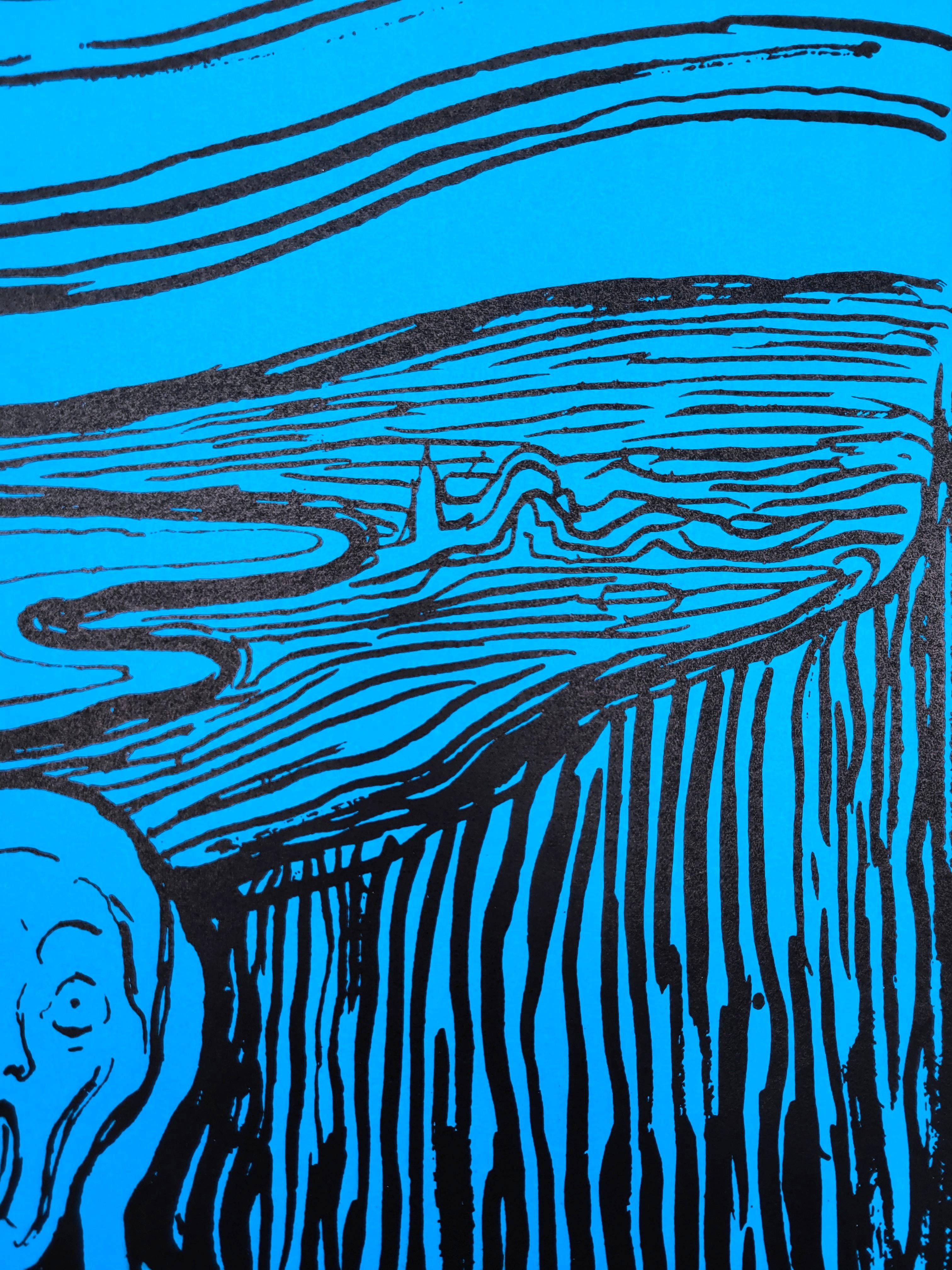 Cartel del Museo de Artes Decorativas (El Grito) /// Arte expresionista de Edvard Munch en venta 8