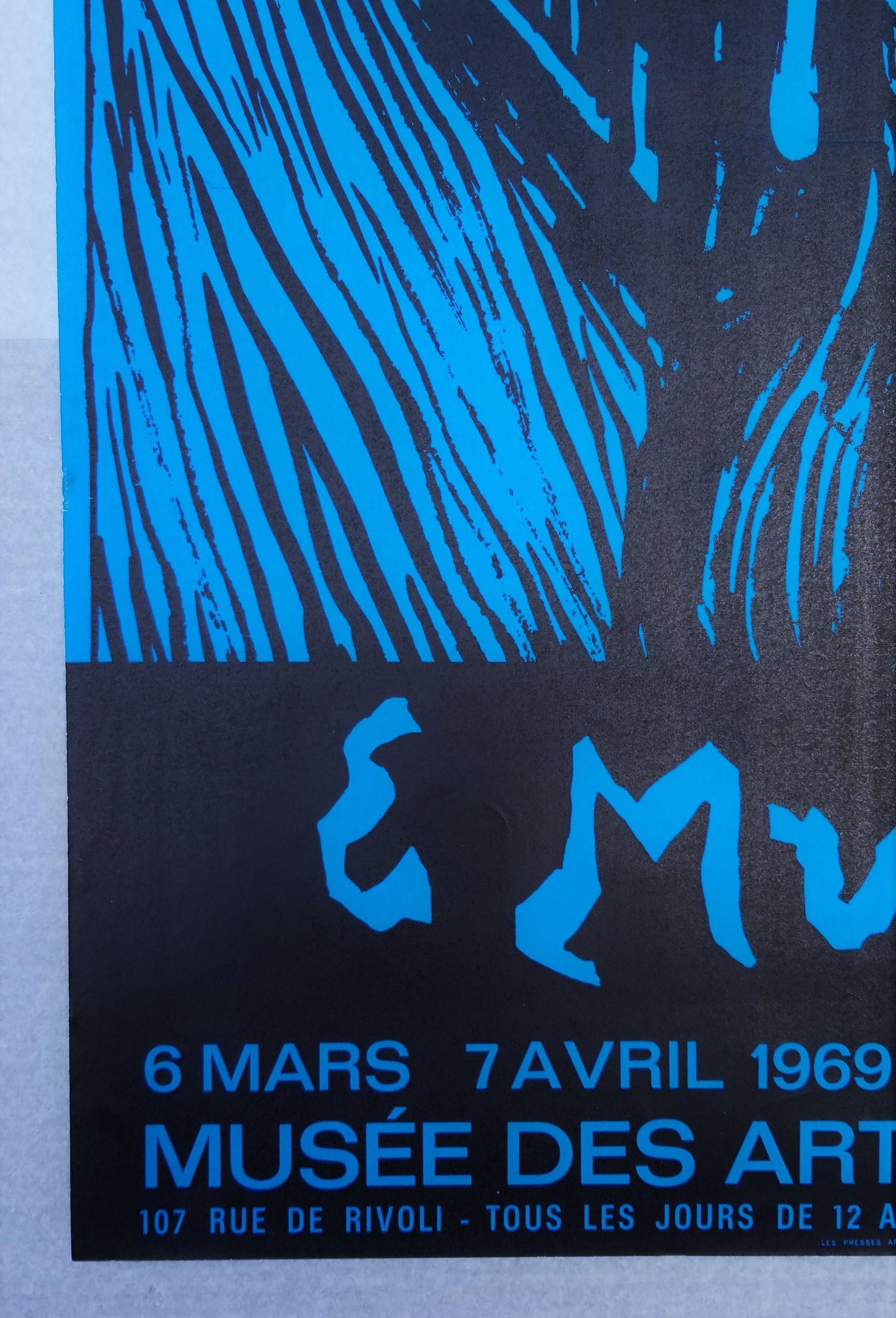 Musée des Arts Décoratifs (The Scream) Affiche /// Art expressionniste d'Edvard Munch en vente 2