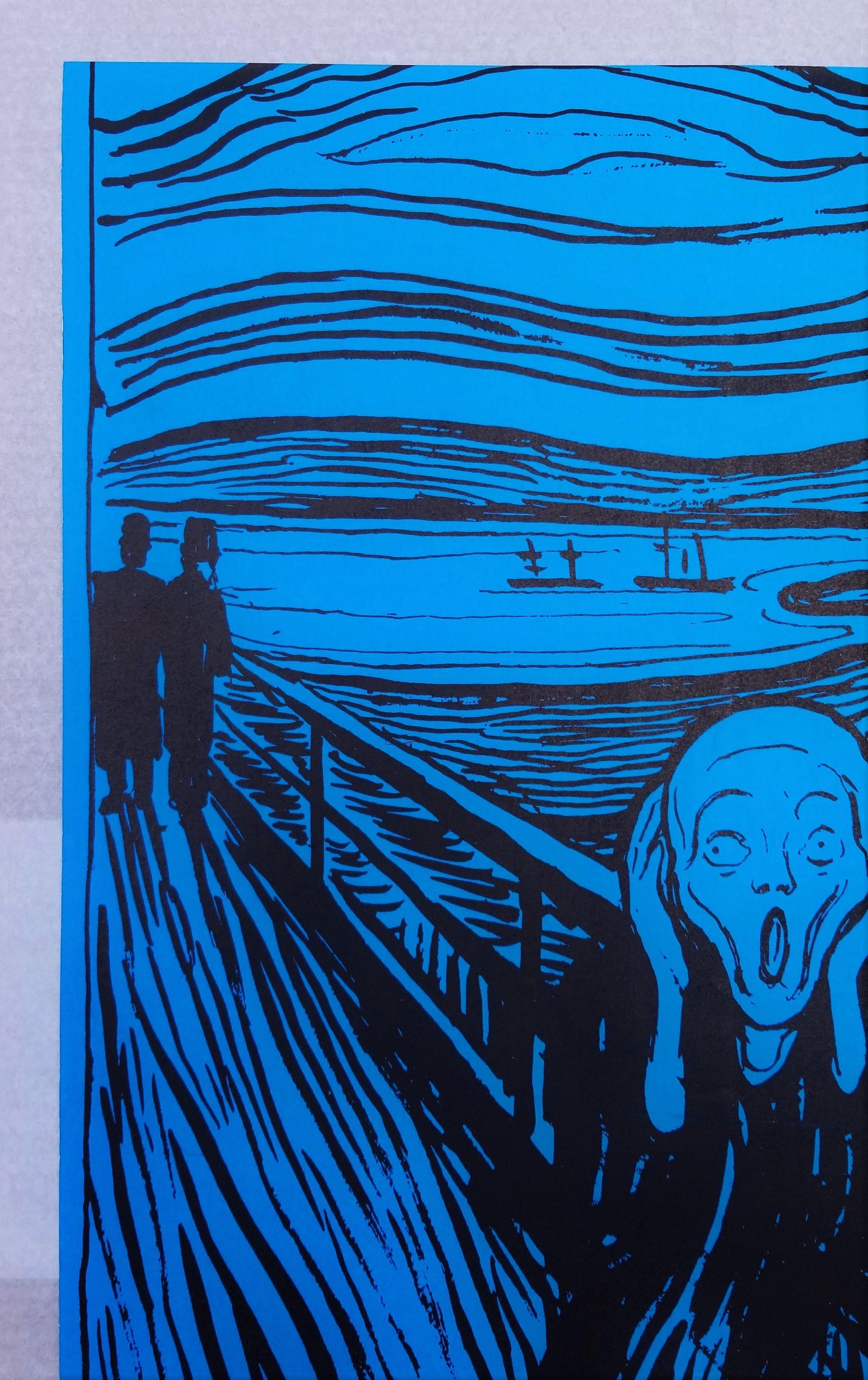 Musée des Arts Décoratifs (The Scream) Affiche /// Art expressionniste d'Edvard Munch en vente 3