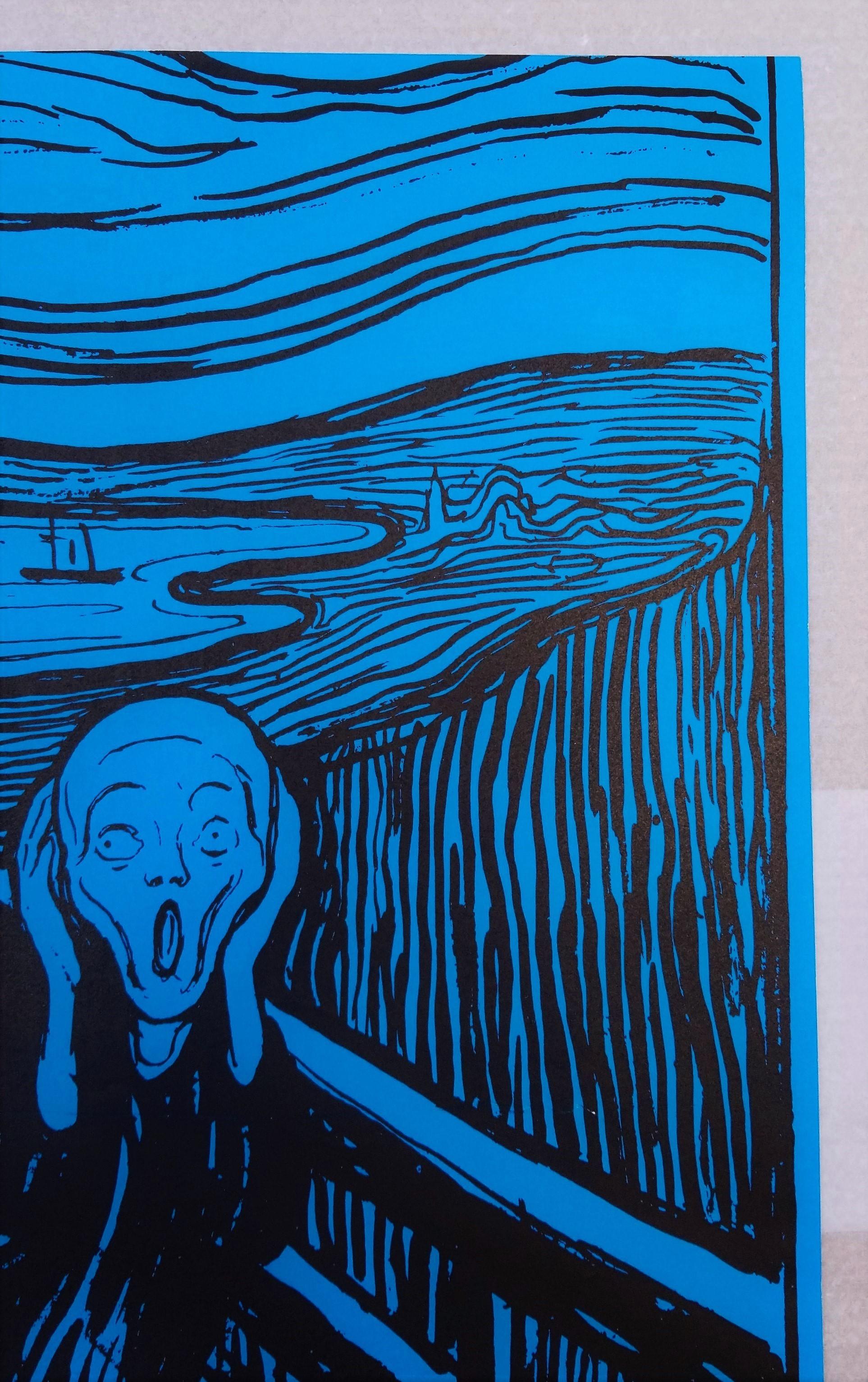 Musée des Arts Décoratifs (The Scream) Affiche /// Art expressionniste d'Edvard Munch en vente 4