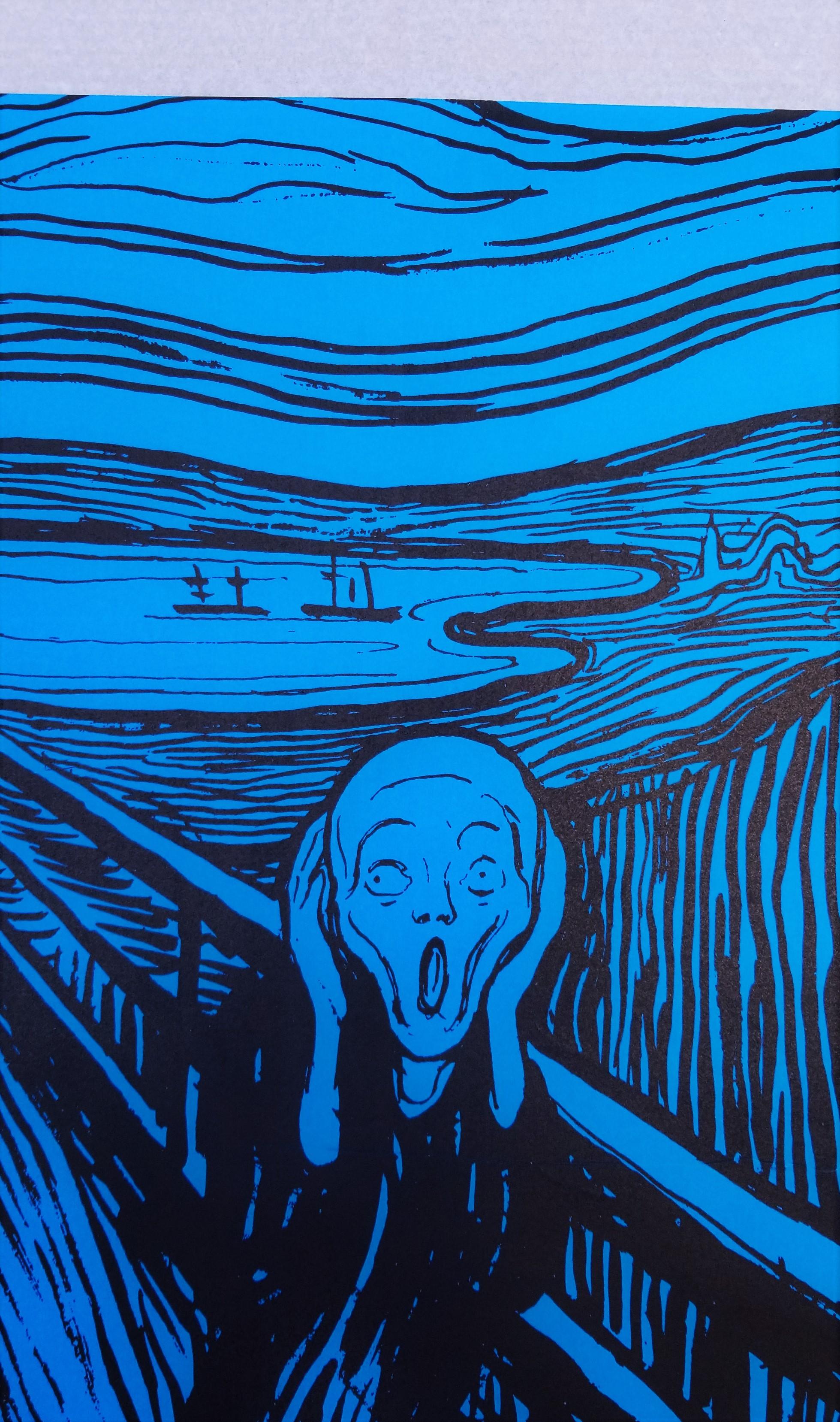 Musée des Arts Décoratifs (The Scream) Affiche /// Art expressionniste d'Edvard Munch en vente 6