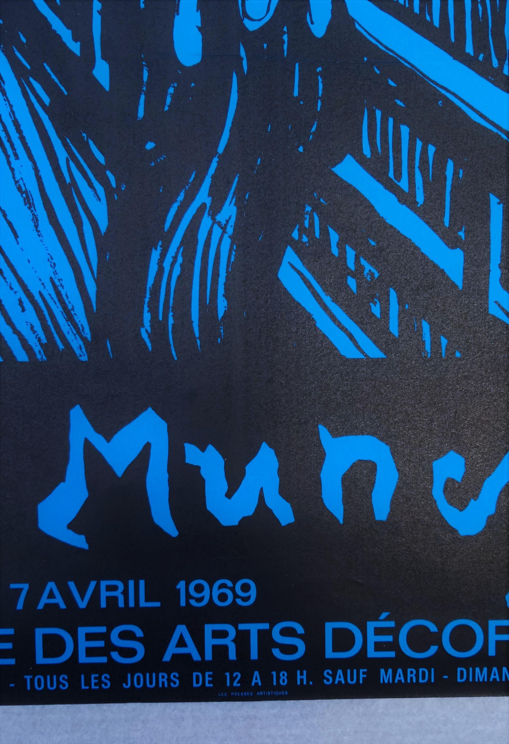 Musée des Arts Décoratifs (The Scream) Affiche /// Art expressionniste d'Edvard Munch en vente 7