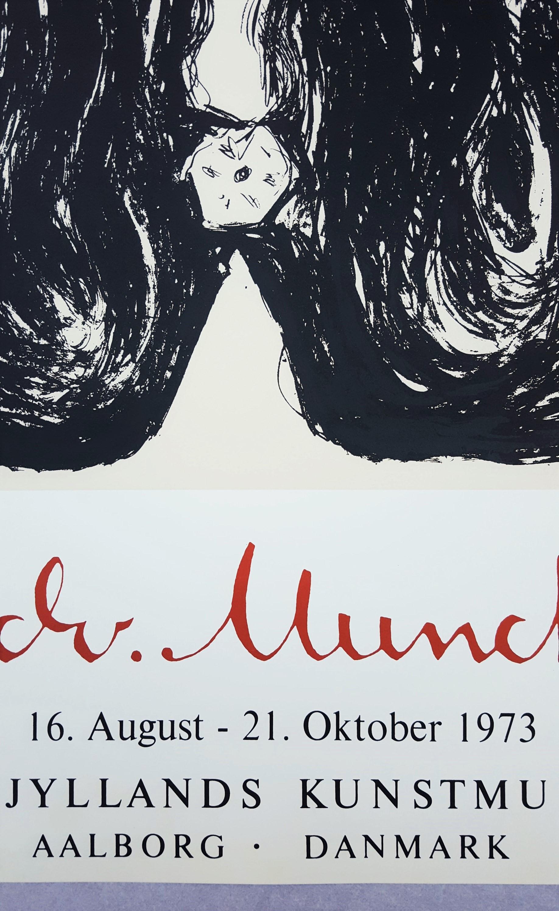 s Kunstmuseum (Die Brosche. Eva Mudocci) Plakat /// Edvard Munch Litho im Angebot 4