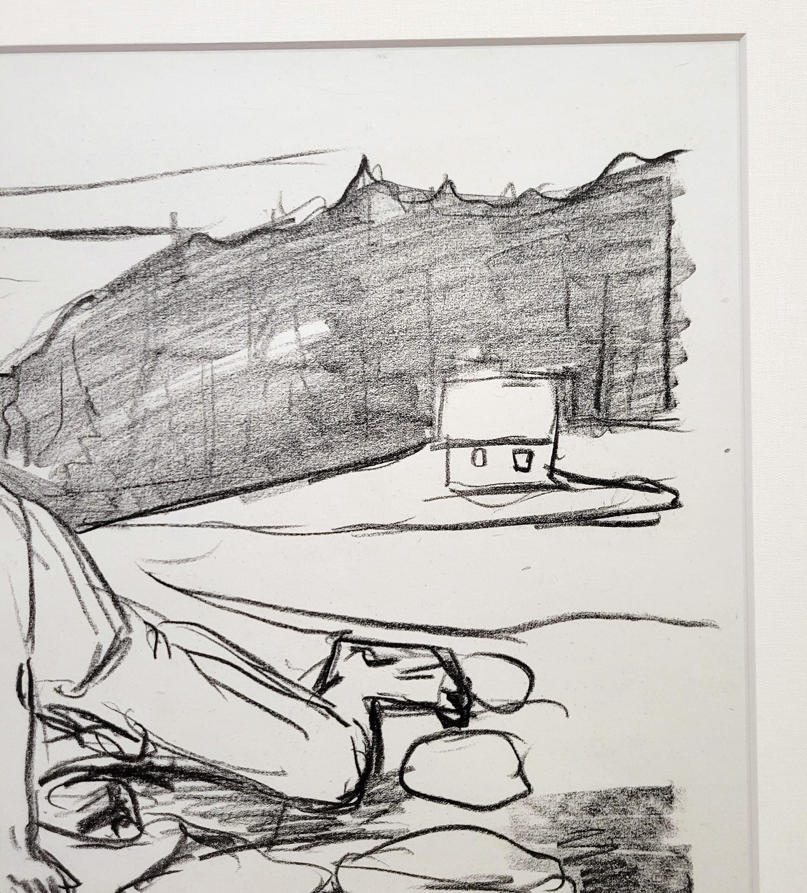 Omegas Død (La muerte de Omega) /// Edvard Munch Alfa y Omega Litografía expresionista en venta 11