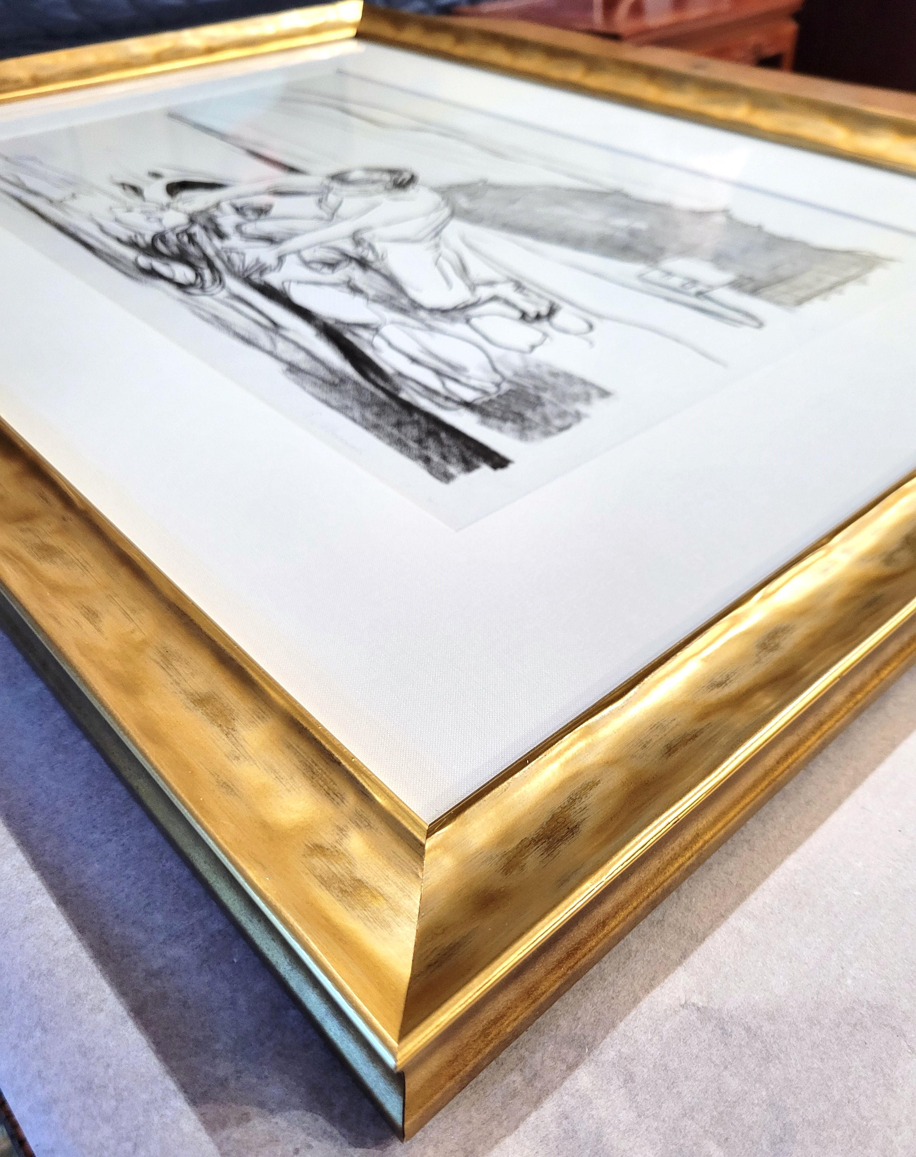 Omegas Død (La muerte de Omega) /// Edvard Munch Alfa y Omega Litografía expresionista en venta 17