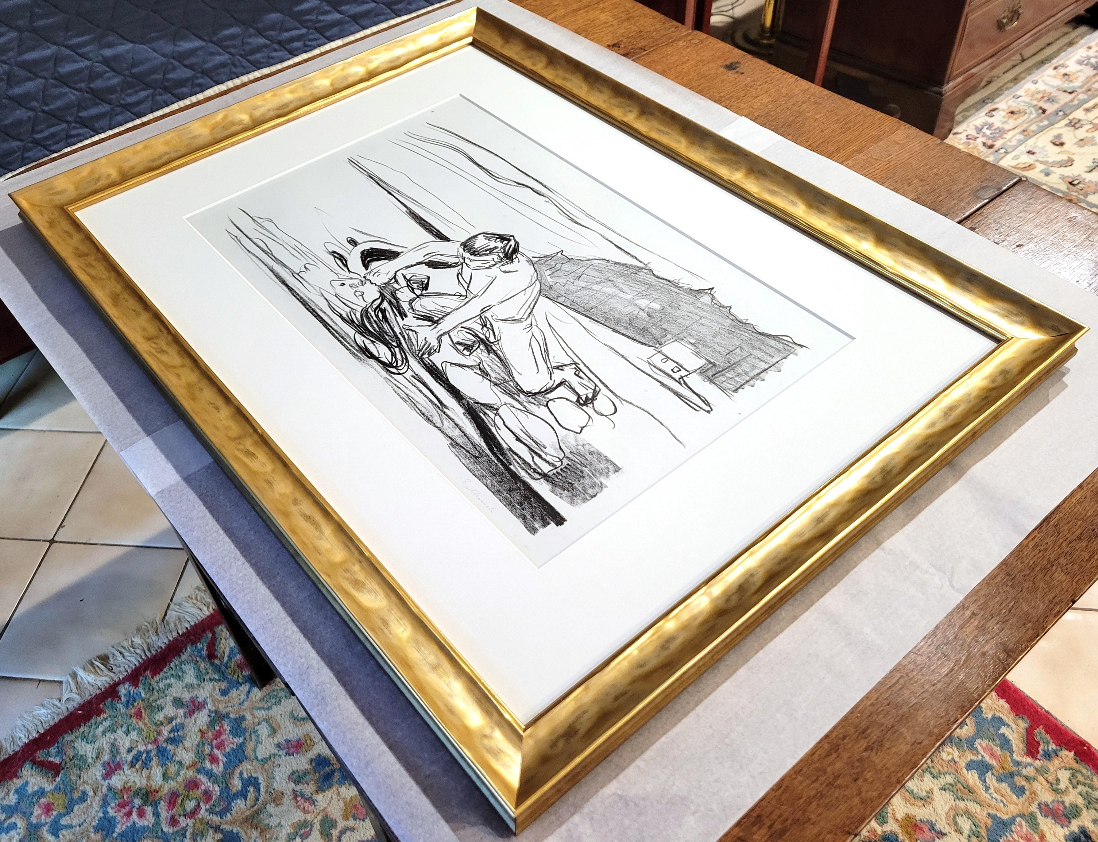 Omegas Død (La muerte de Omega) /// Edvard Munch Alfa y Omega Litografía expresionista en venta 18
