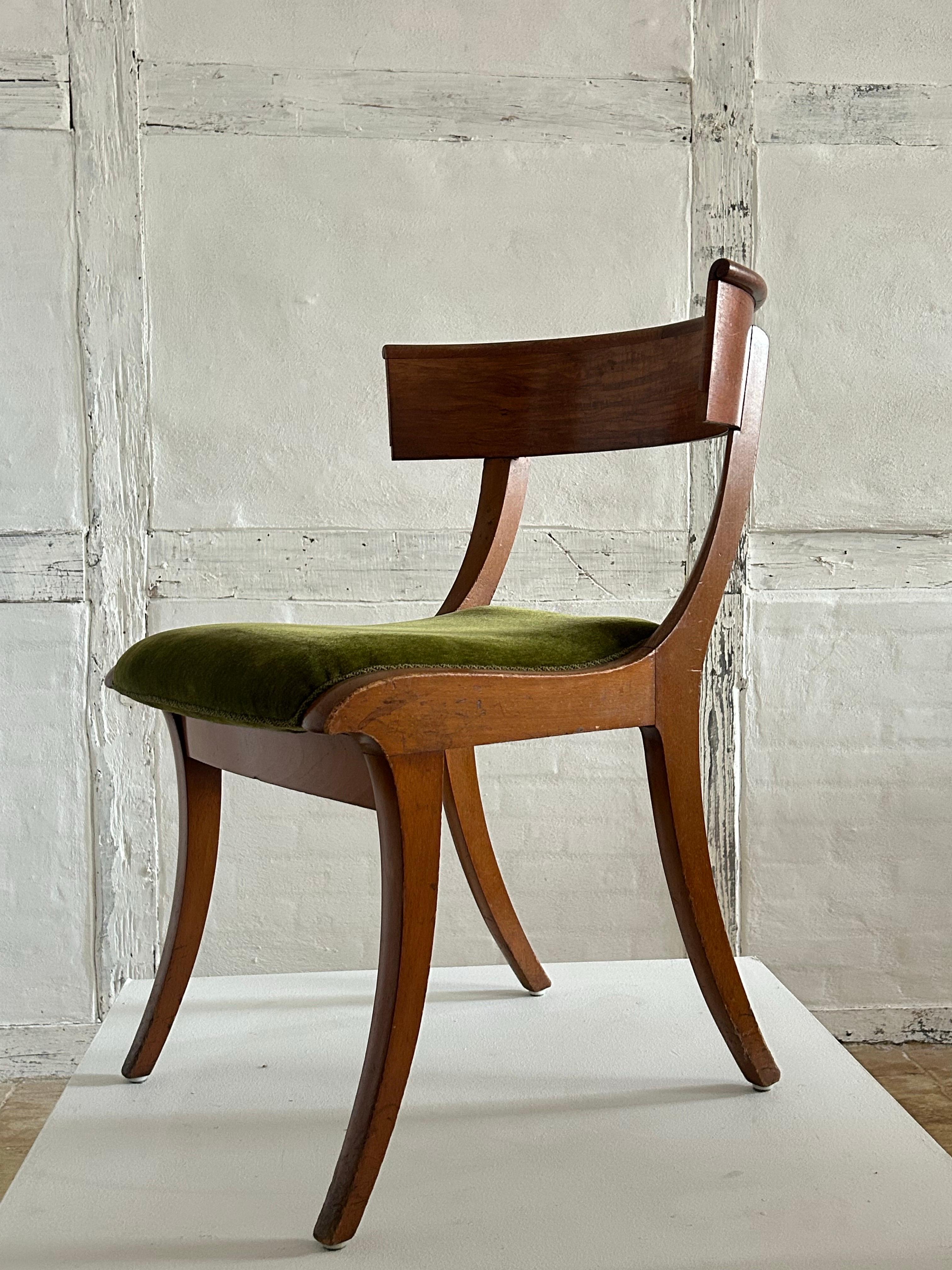 Début du 20ème siècle Chaise Klismos d'Edvard Thomsen, Design/One, Danemark, 1924 en vente