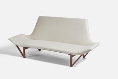 Edvard & Tove Kindt-Larsen, Early & Rare Sofa, Bouclé, Teak, Thorald Madsen 1956