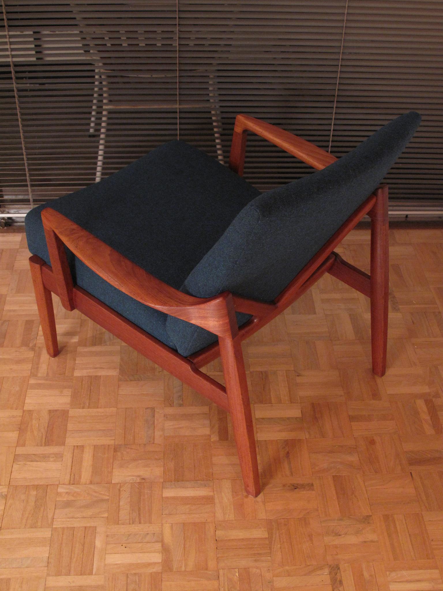 Edvard & Tove Kindt Larsen Model 125 Lounge Chair for France & Son 4