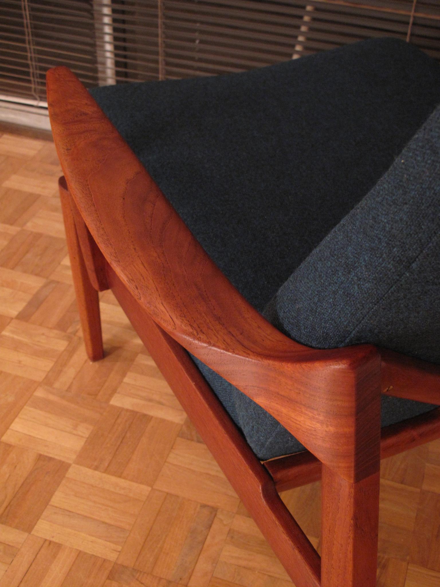 Edvard & Tove Kindt Larsen Model 125 Lounge Chair for France & Son 5
