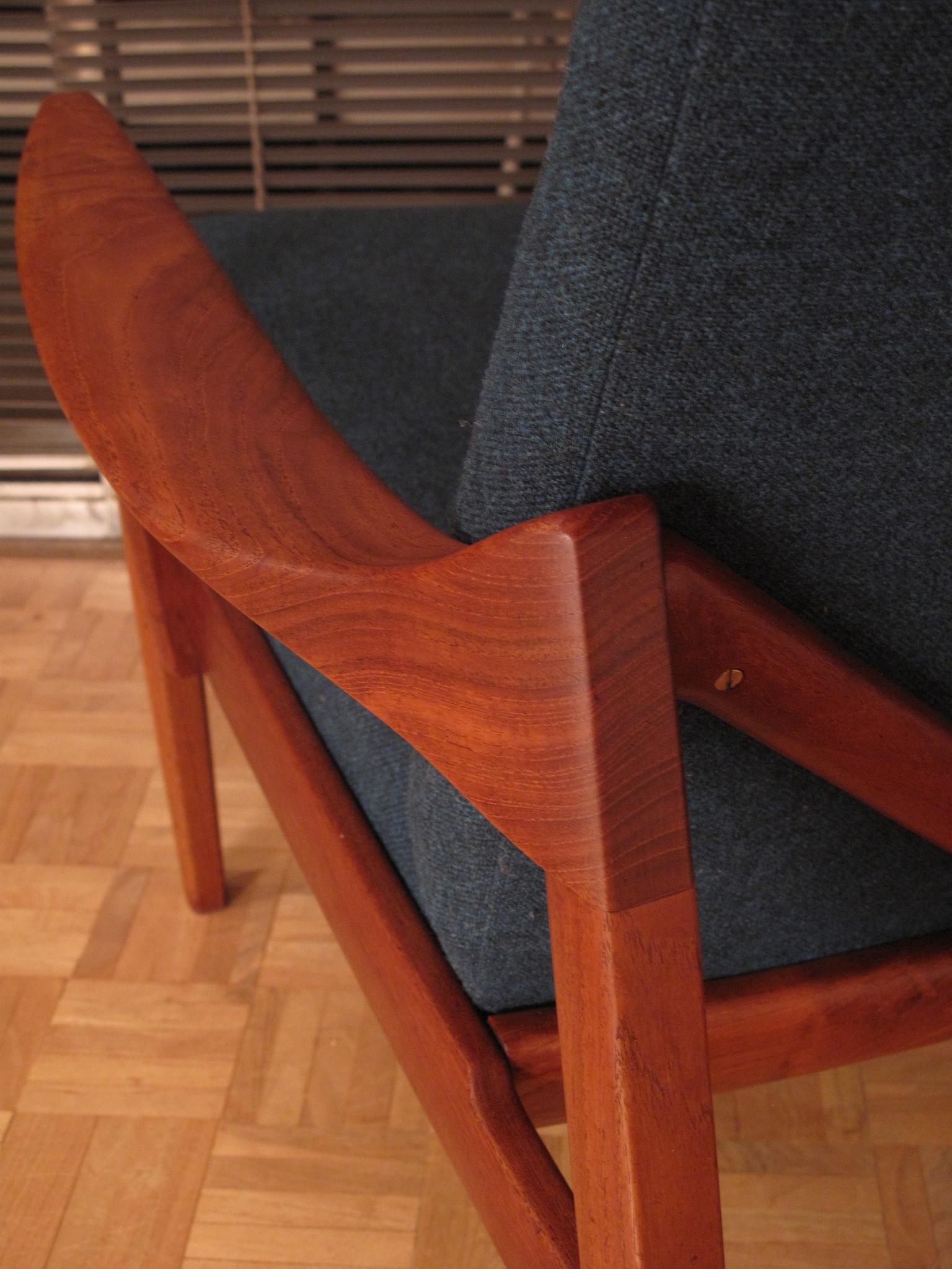 Edvard & Tove Kindt Larsen Model 125 Lounge Chair for France & Son 8