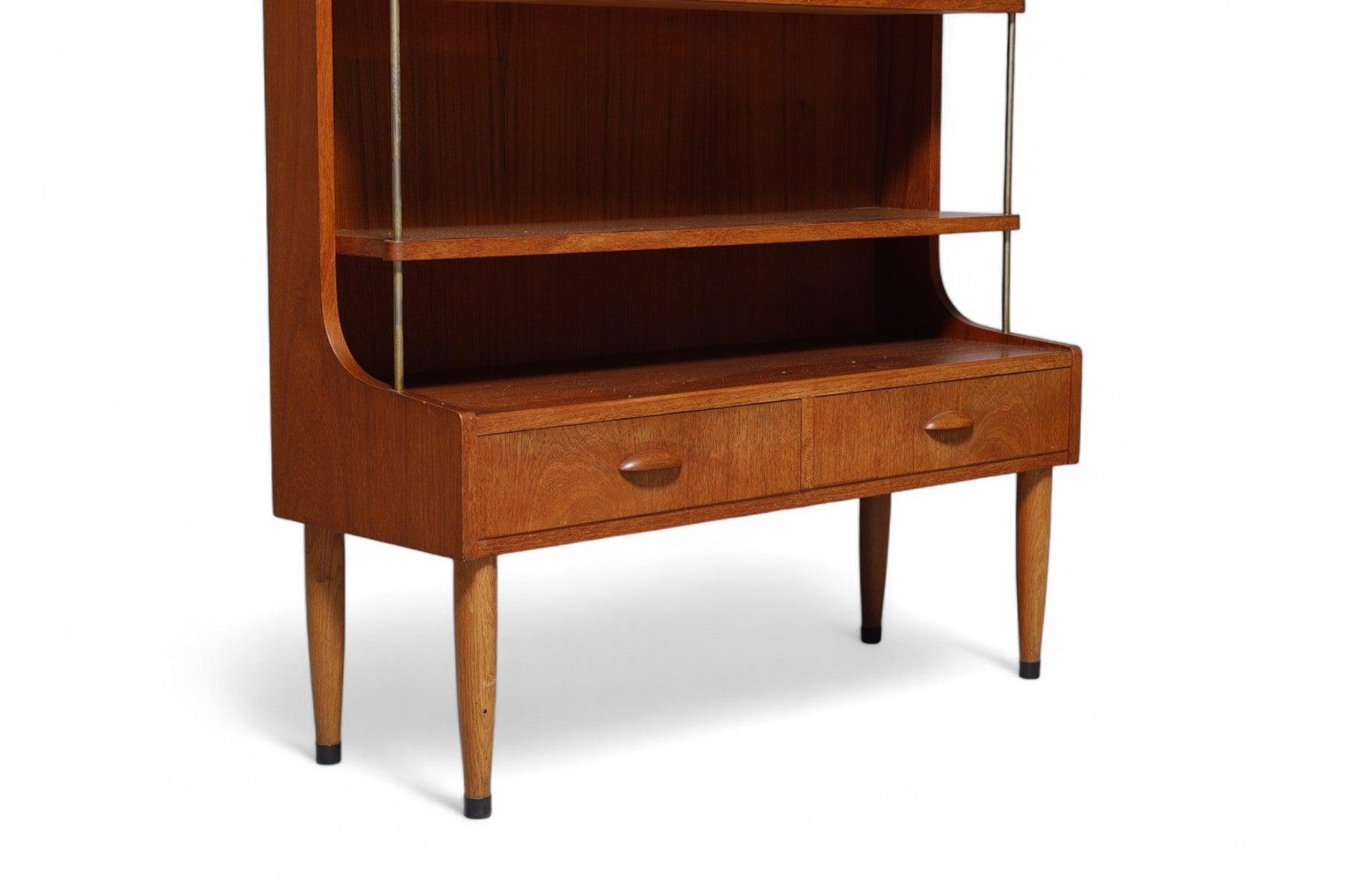 Libreria Edvard Valentinsen Model 191 Narrow Teak + Oak in vendita 2