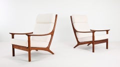 Edvard Valentinsen, Pair of Armchairs in teak. Denmark, C.1960