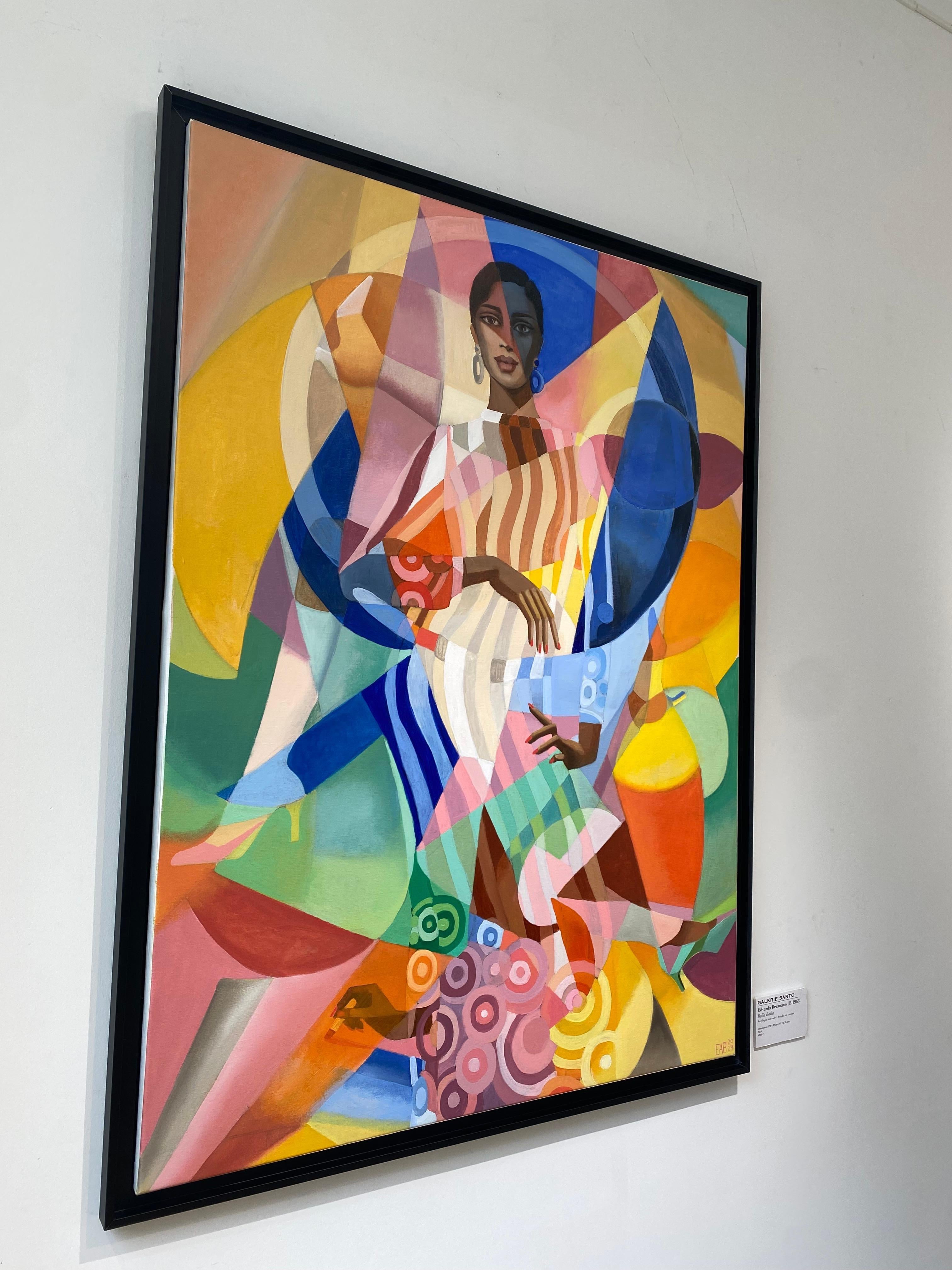 Bella Balla - Figurative Painting Marrone di Edvarda Braanaas