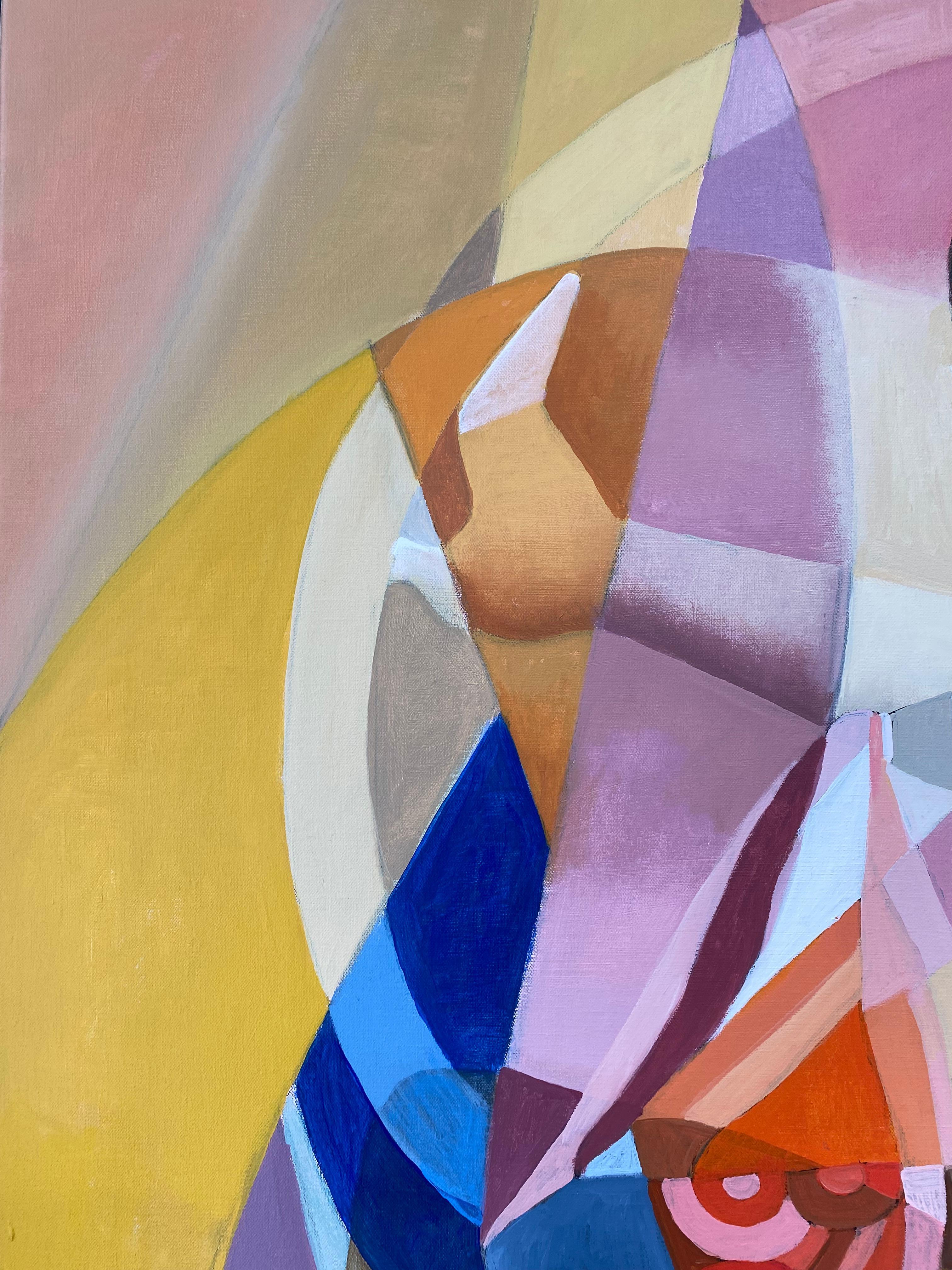 Edvarda Braanaas (B.1963)
Bella Balla
Olio su tela
130 x 97 cm / 51.18 x 38.19 in
Con cornice : 136 x 103 cm / 53,54 x 40,55 pollici
2024

Edvarda Aslaksen Braanaas è una pittrice figurativa norvegese, che si ispira alla transizione culturale degli