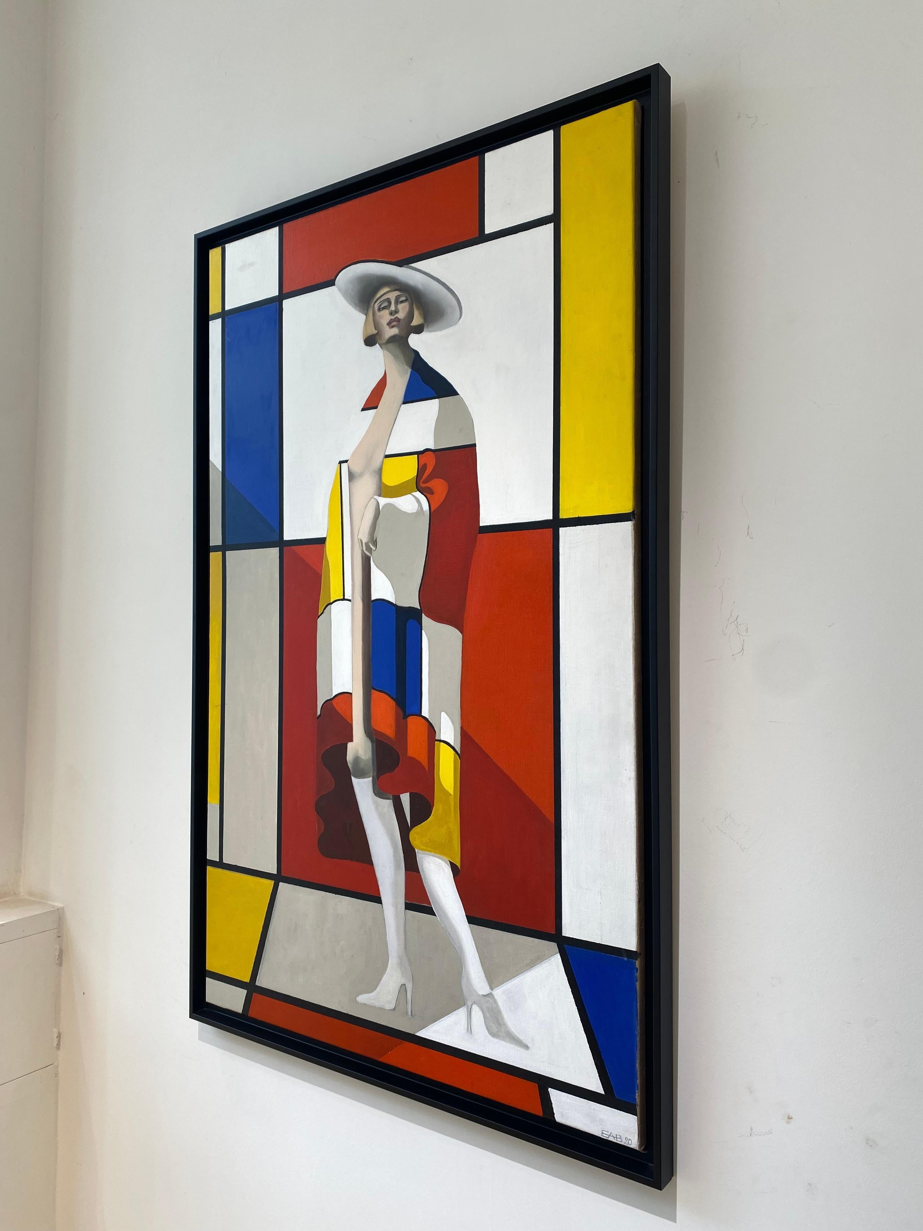 Mme Mondrian - Painting di Edvarda Braanaas