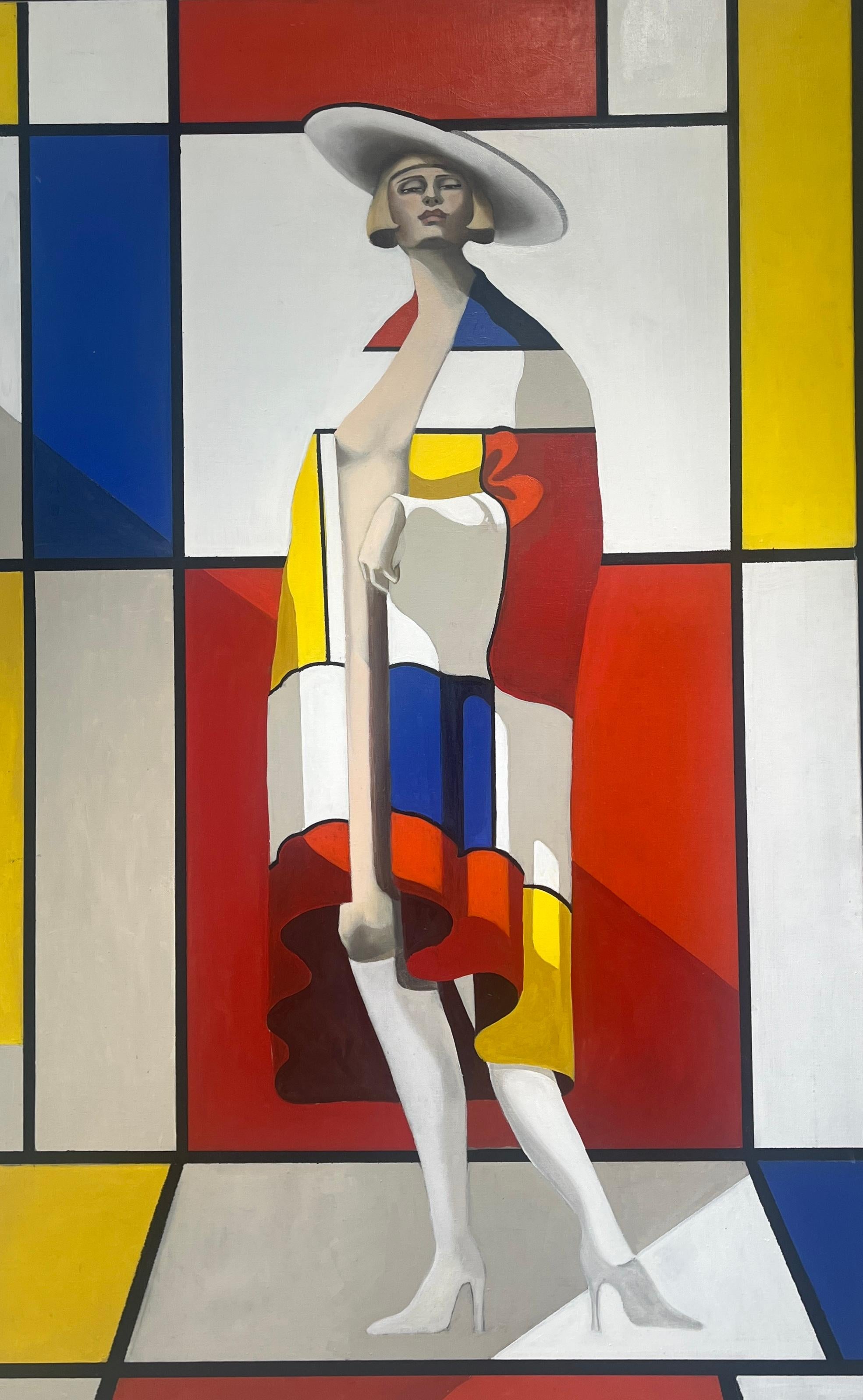 Figurative Painting di Edvarda Braanaas - Mme Mondrian
