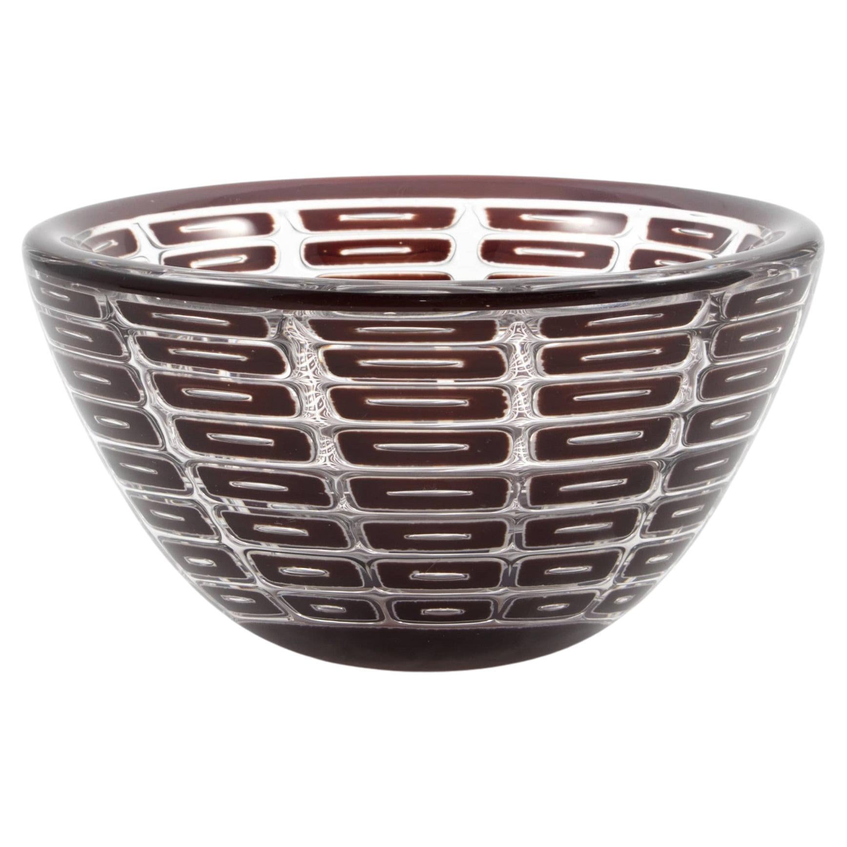 Edvin Öhrström "Ariel" Glass Bowl for Orrefors