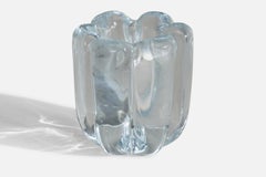 Edvin Öhrström, Vase, Glass, Sweden, 1940s