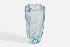 Edvin Öhrström, Vase, Glass, Sweden, 1940s