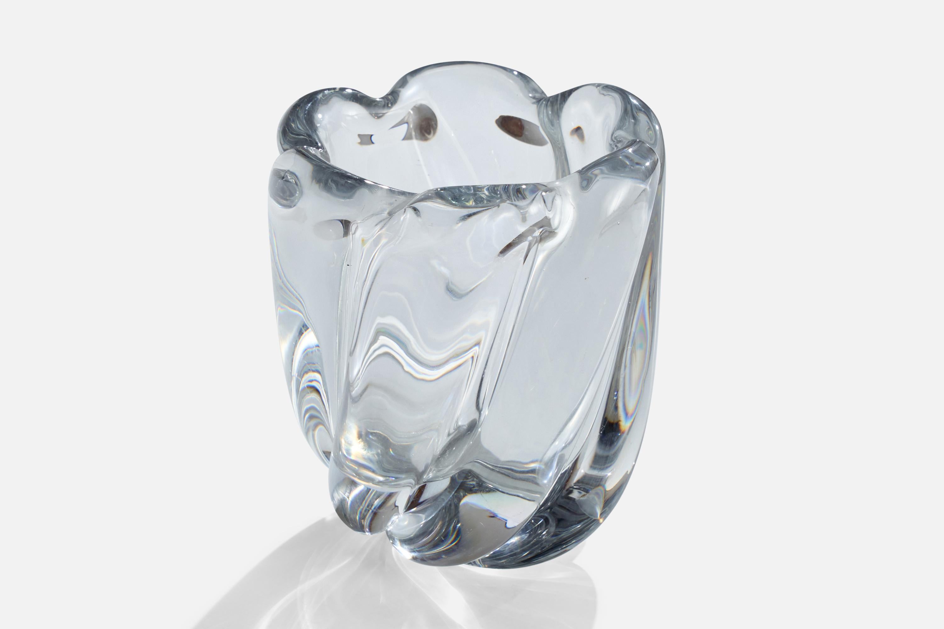 Edvin Öhrström, Vase, Glas, Schweden, 1940er Jahre (Skandinavische Moderne) im Angebot