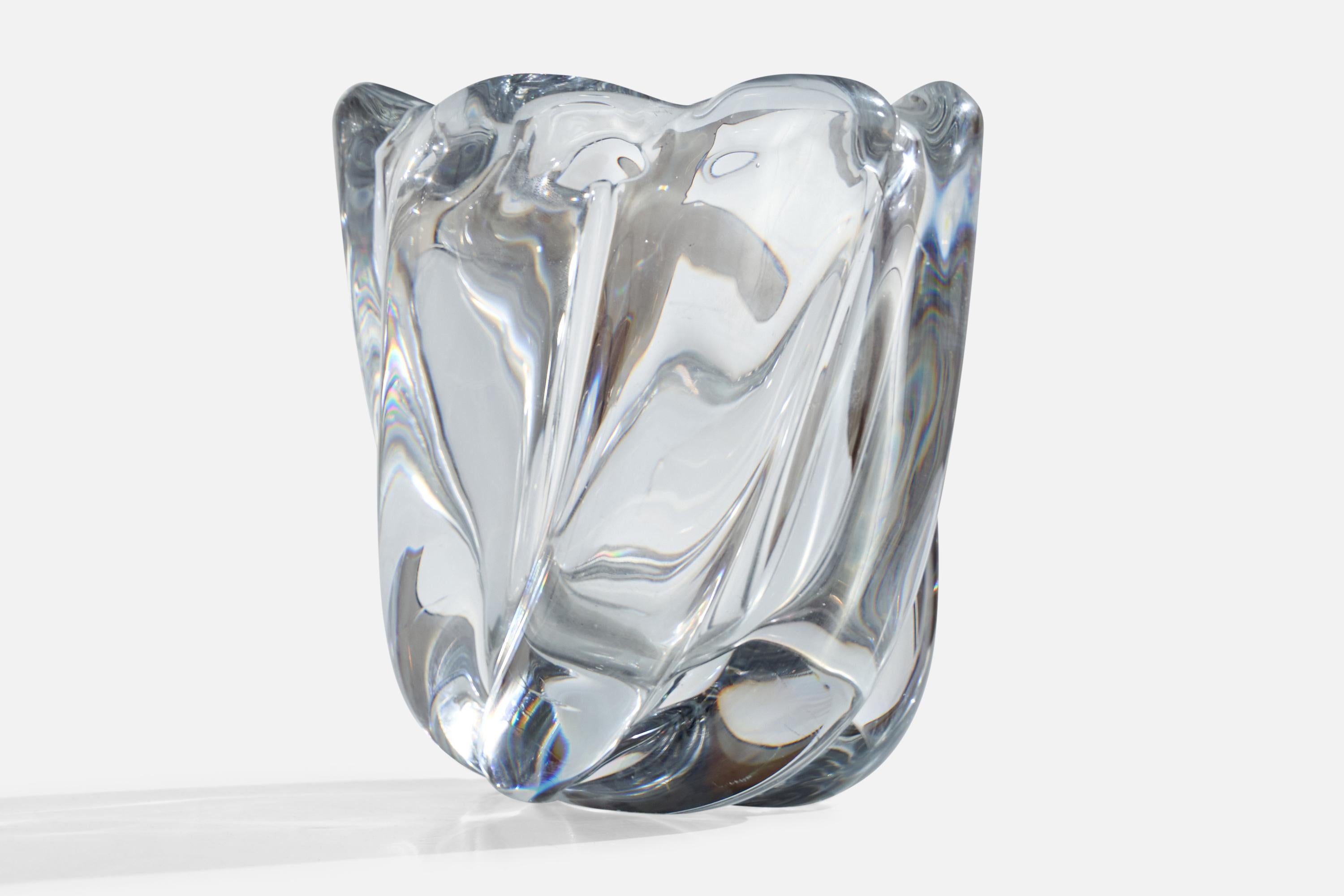 Edvin Öhrström, Vase, Glas, Schweden, 1940er Jahre (Schwedisch) im Angebot