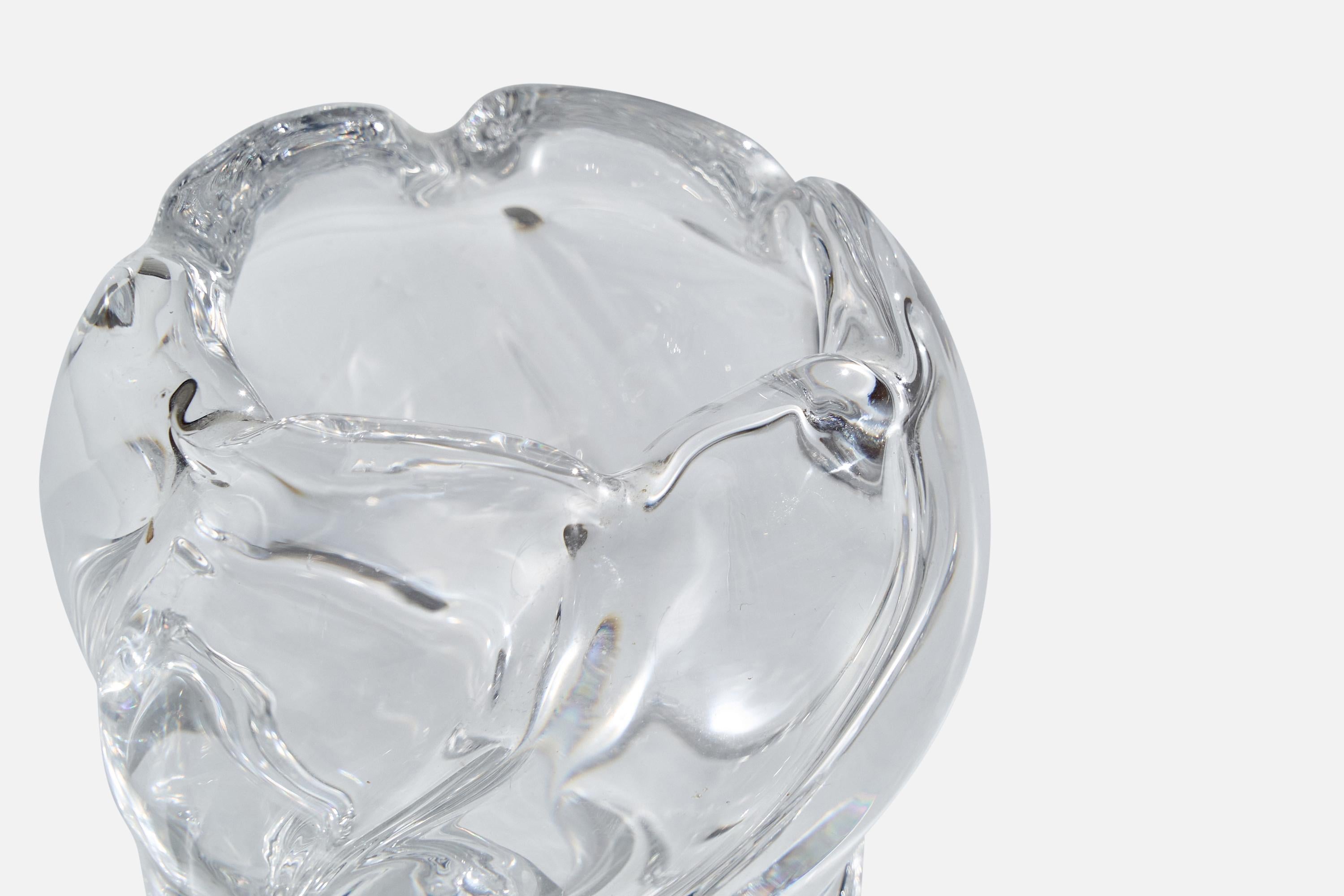 Metà XX secolo Edvin Öhrström, Vaso, Vetro, Svezia, anni '40 in vendita