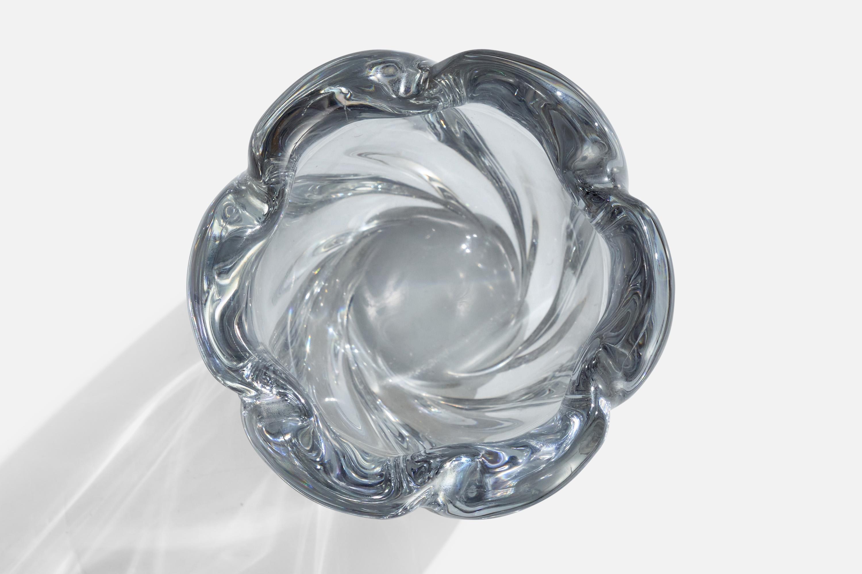 Edvin Öhrström, Vase, Glas, Schweden, 1940er Jahre (Mitte des 20. Jahrhunderts) im Angebot