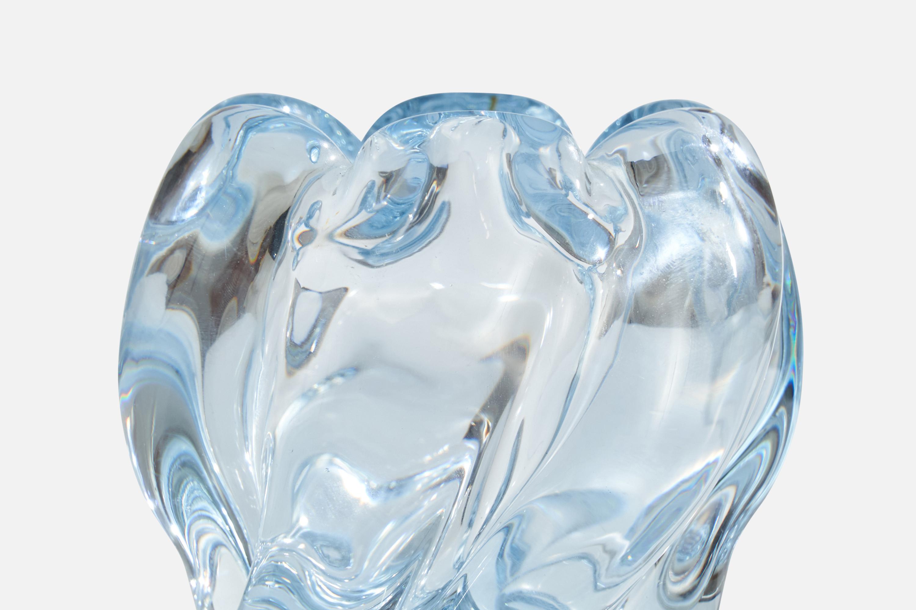 Verre Edvin Öhrström, Vase, verre, Suède, années 1940 en vente