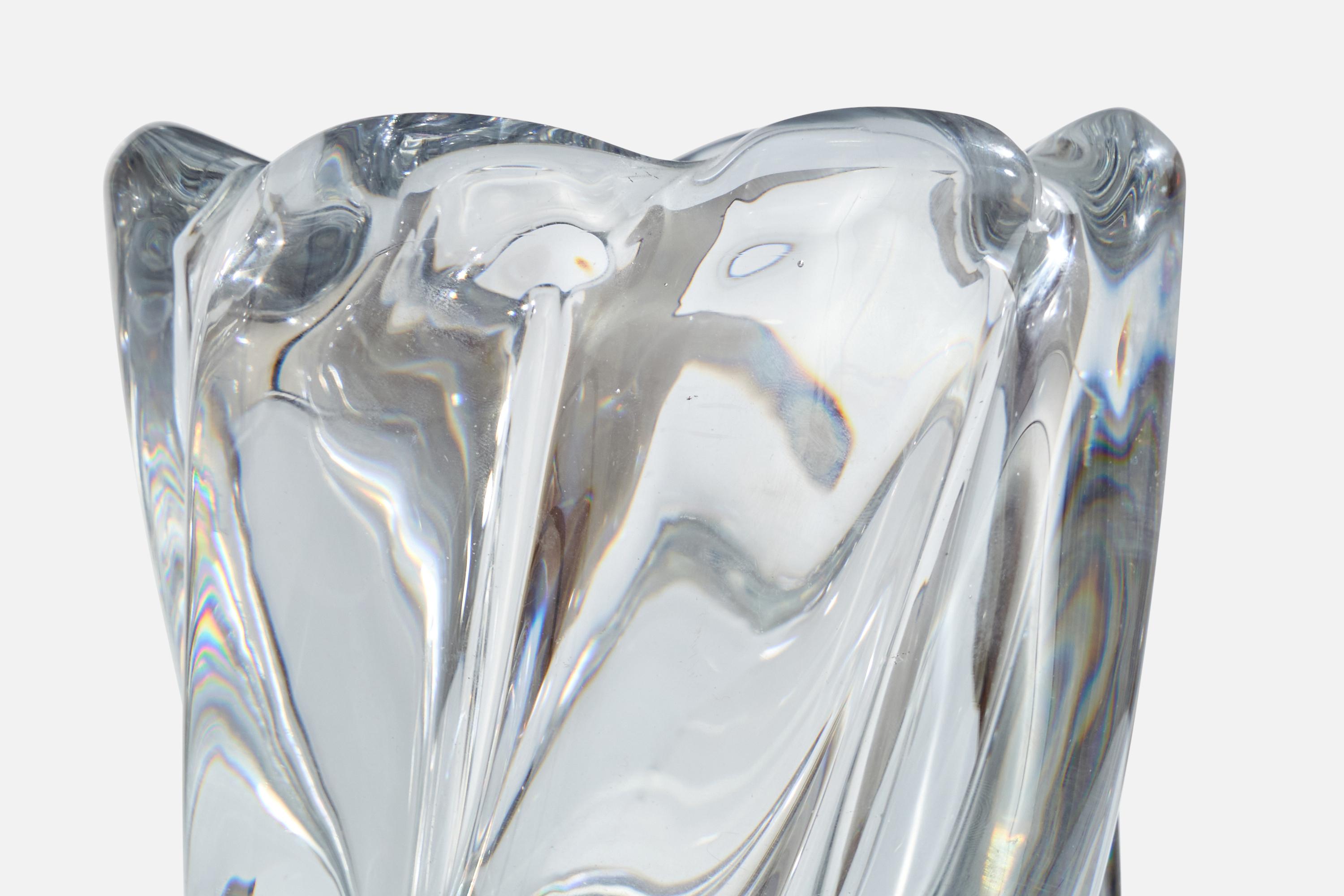 Edvin Öhrström, Vase, Glas, Schweden, 1940er Jahre im Angebot 1