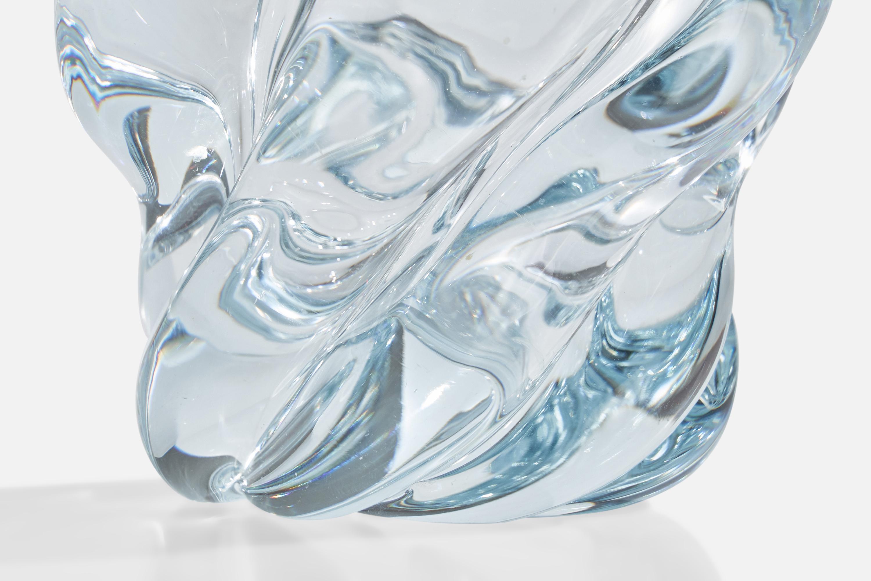 Edvin Öhrström, Vase, Glass, Sweden, 1940s For Sale 2