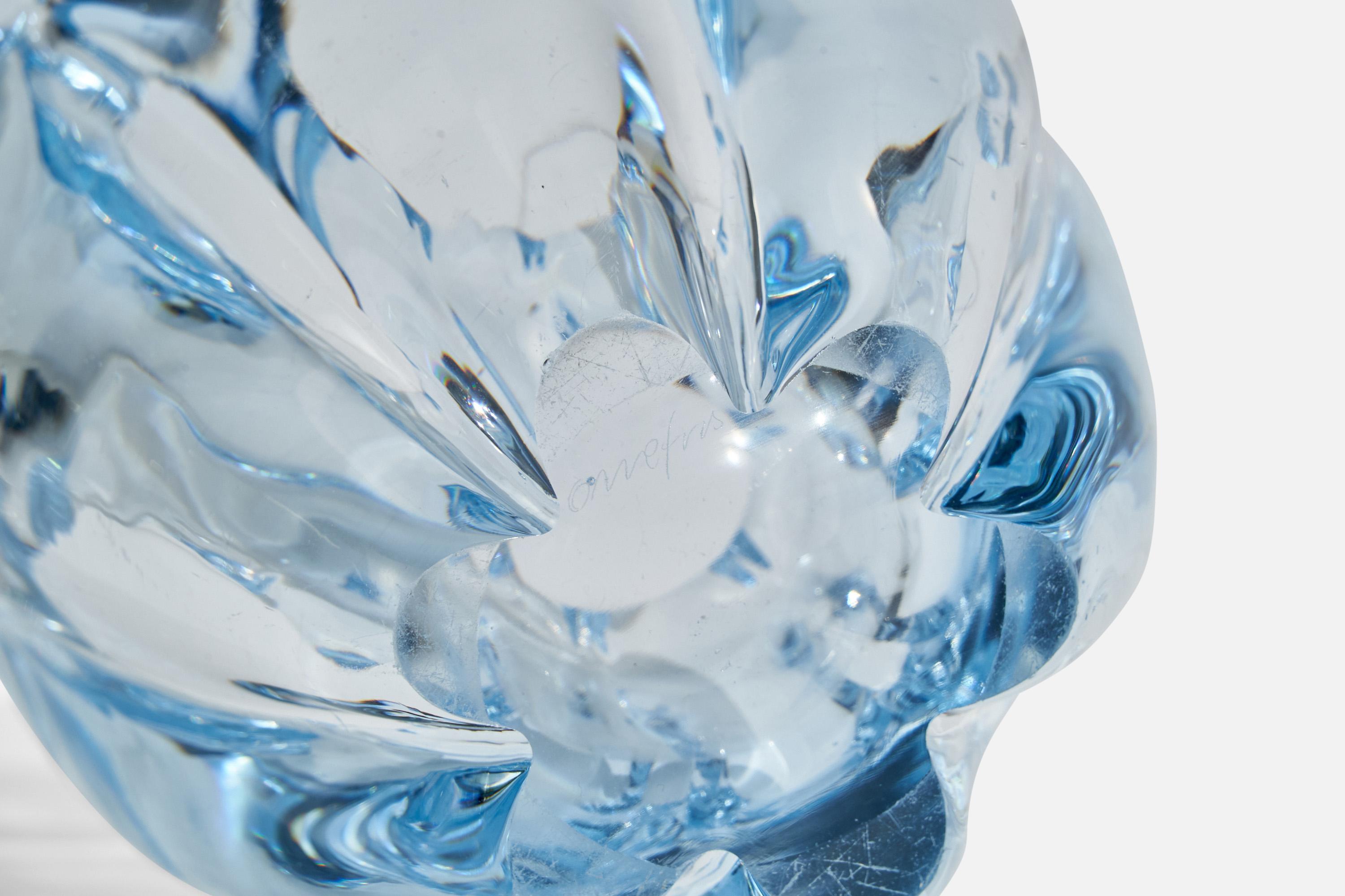 Edvin Öhrström, Vase, Glass, Sweden, 1940s For Sale 3