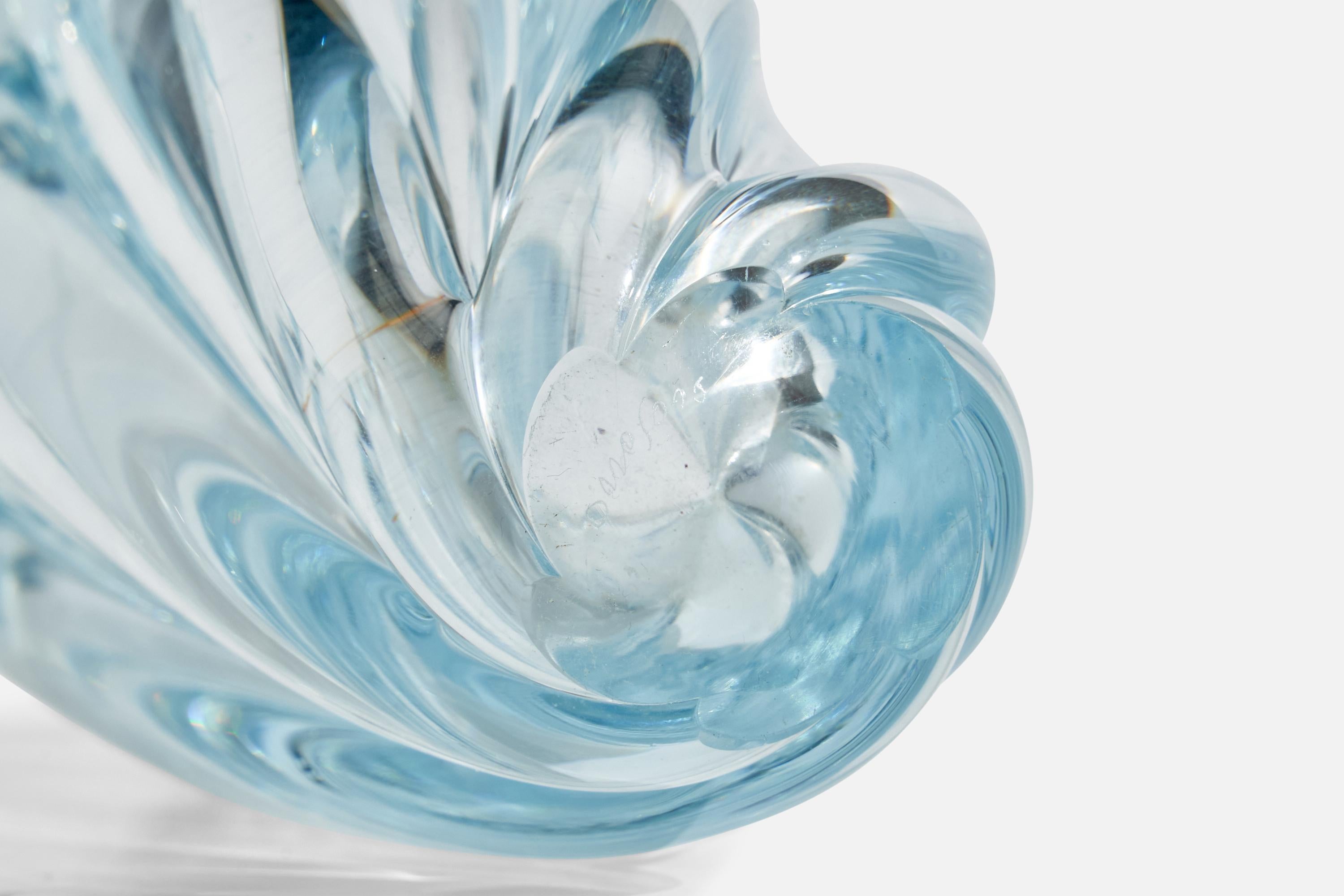 Edvin Öhrström, Vase, Glass, Sweden, 1940s For Sale 3