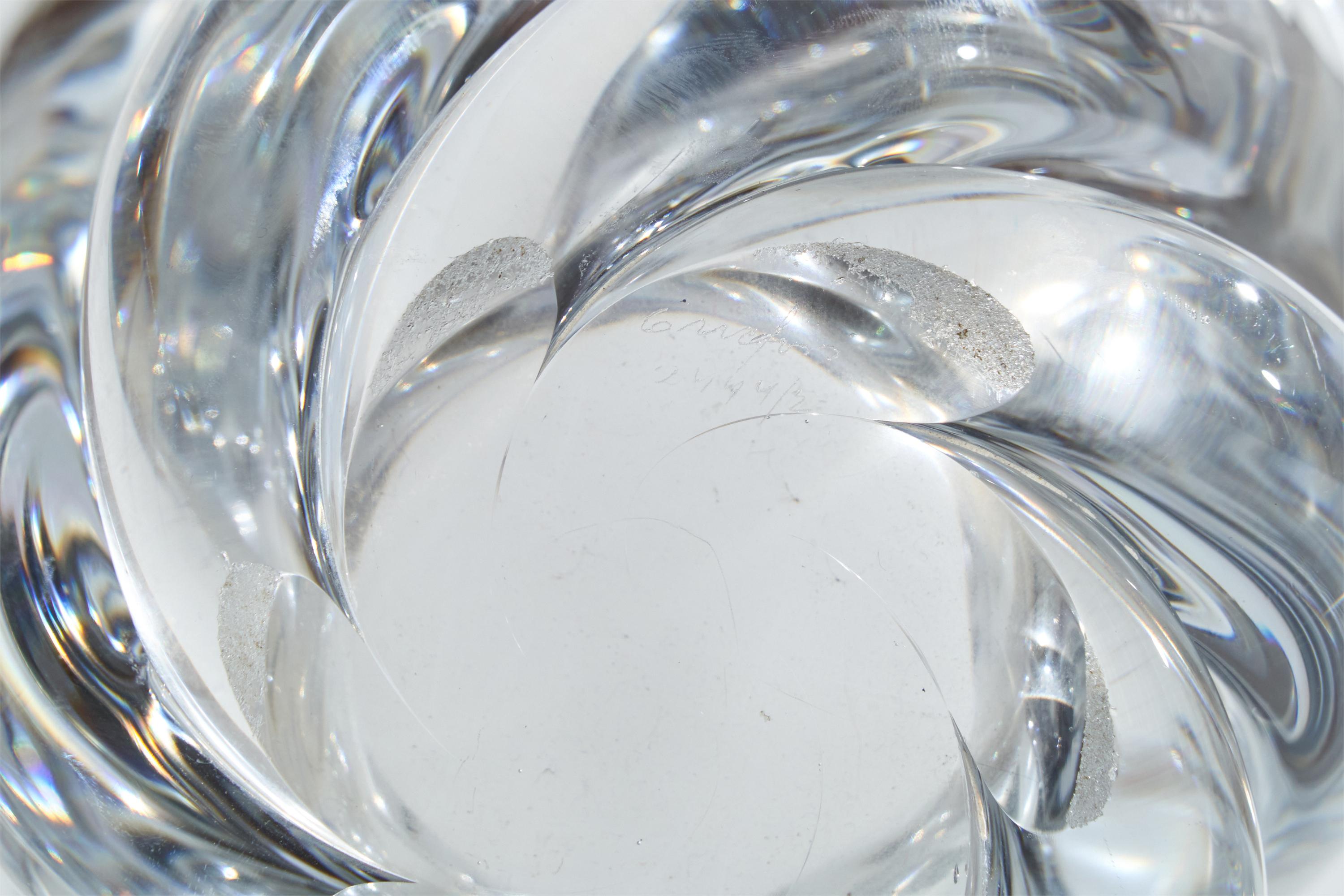 Edvin Öhrström, Vase, Glas, Schweden, 1940er Jahre im Angebot 3