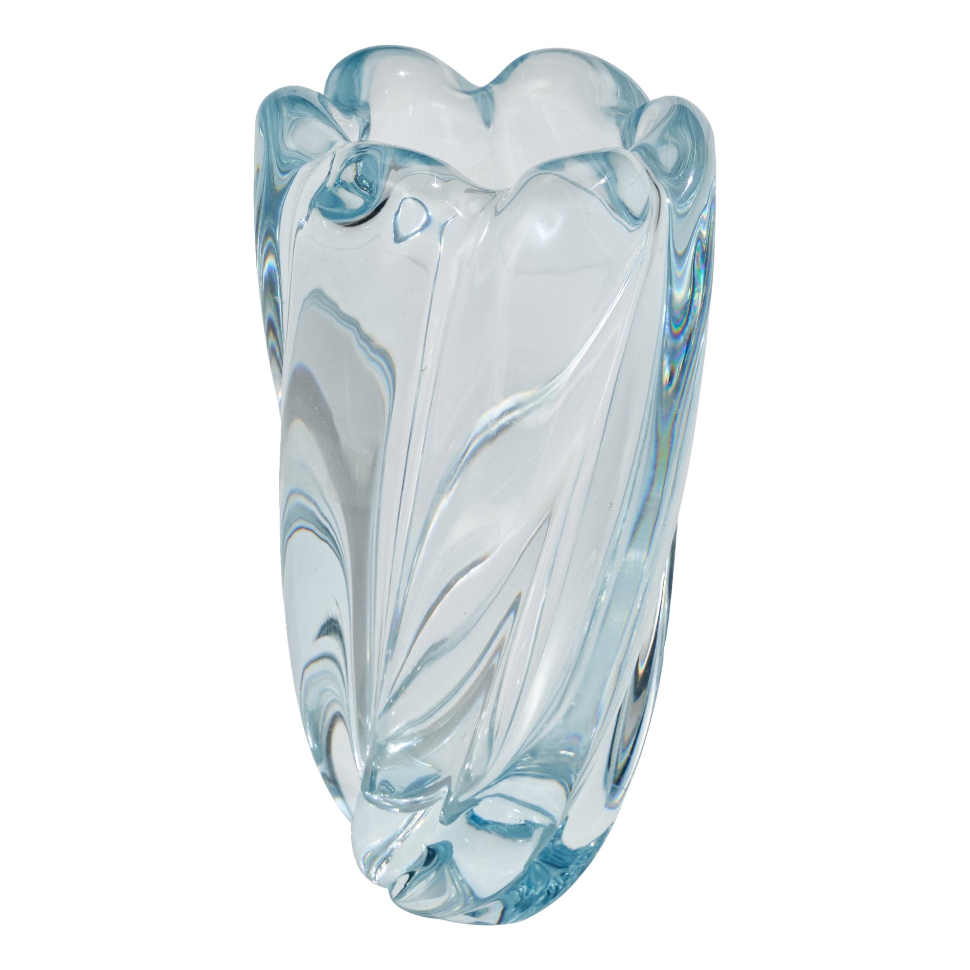 Edvin Öhrström, Vase, verre, Suède, années 1940