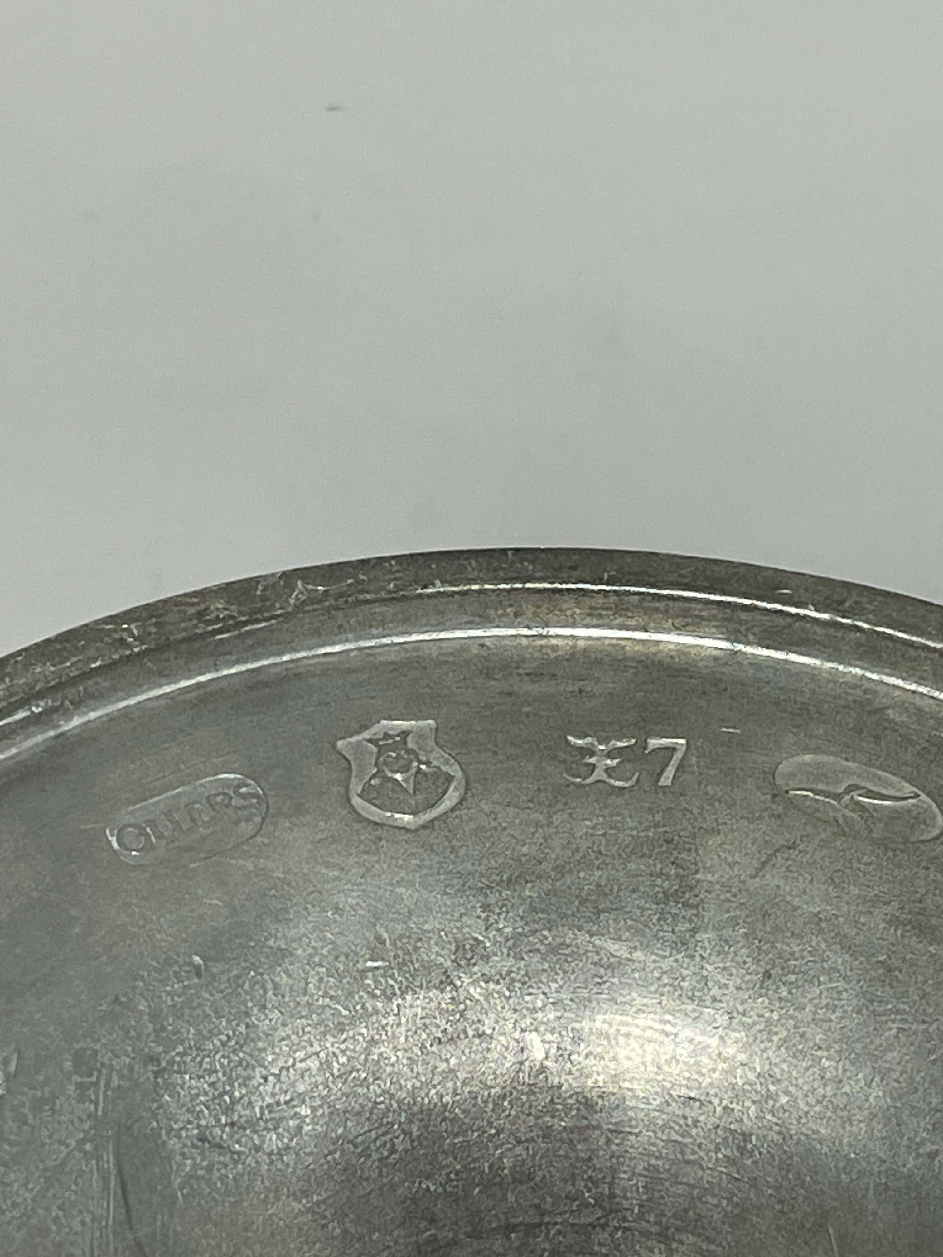 Raro cuenco de peltre Edvin Ollers, Suecia, 1907 en Bueno estado para la venta en Stockholm, SE