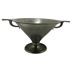 Rare Edvin Ollers Pewter Compote Bowl, Sweden, 1907