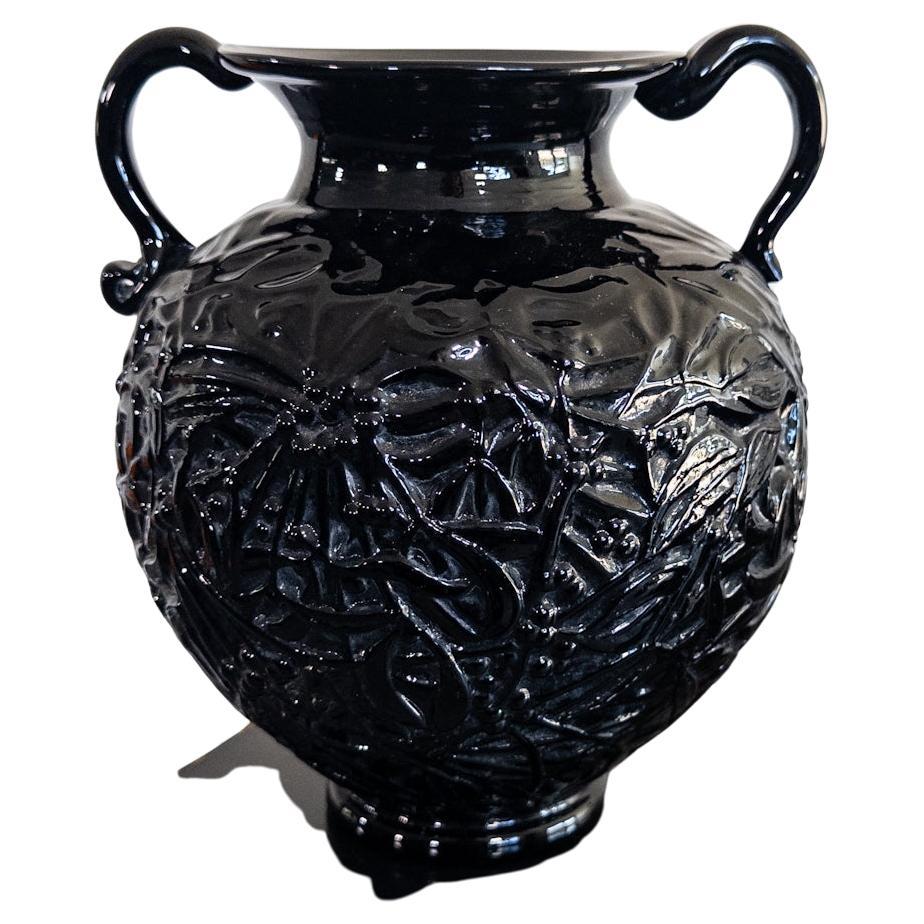 Edvin Ollers per Elme Glasbruk, Vaso "Lalique", Svezia, anni '20-'30
