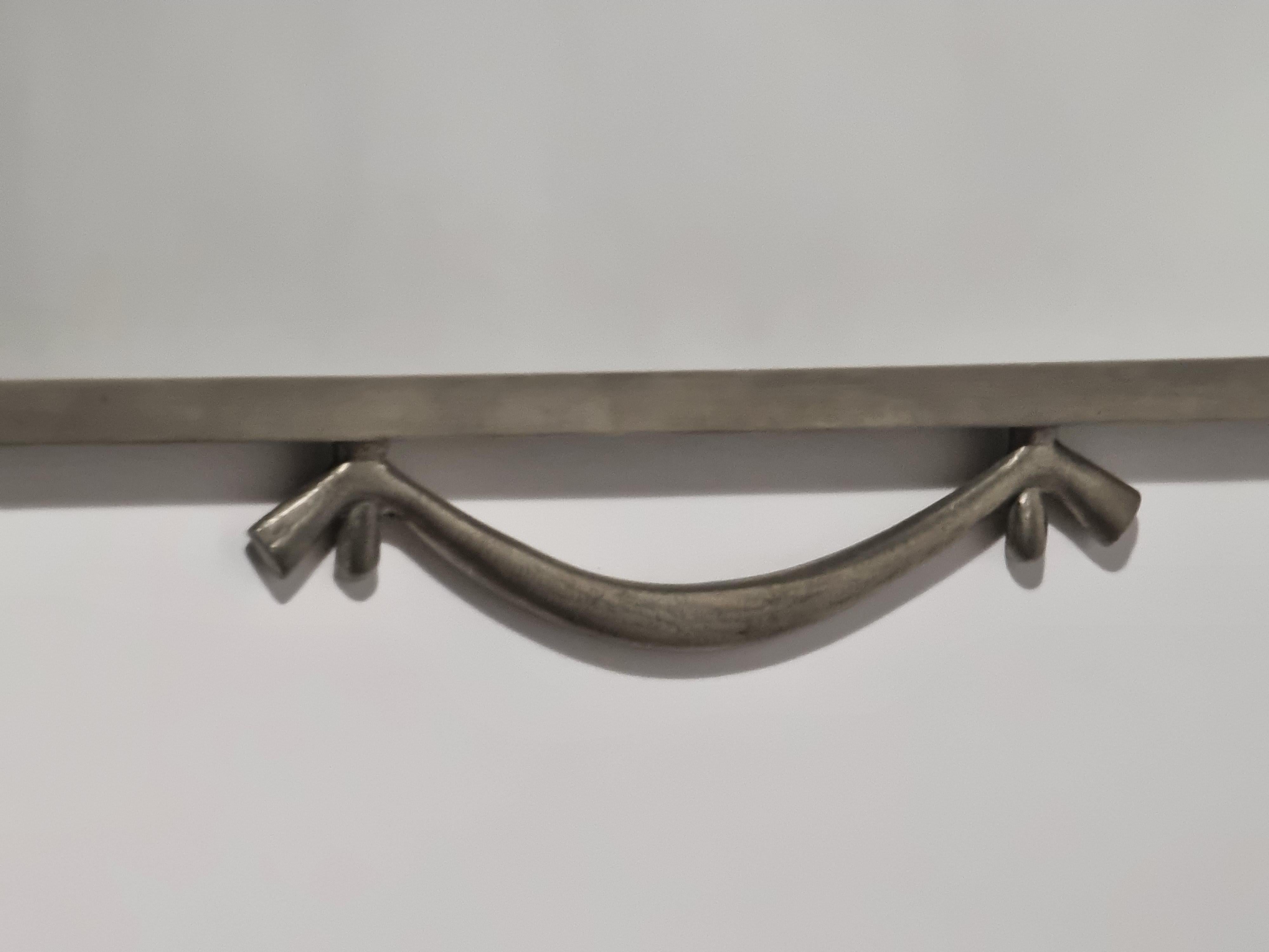 Edvin Ollers, Mirror in Pewter, Swedish Grace, 1920s 6