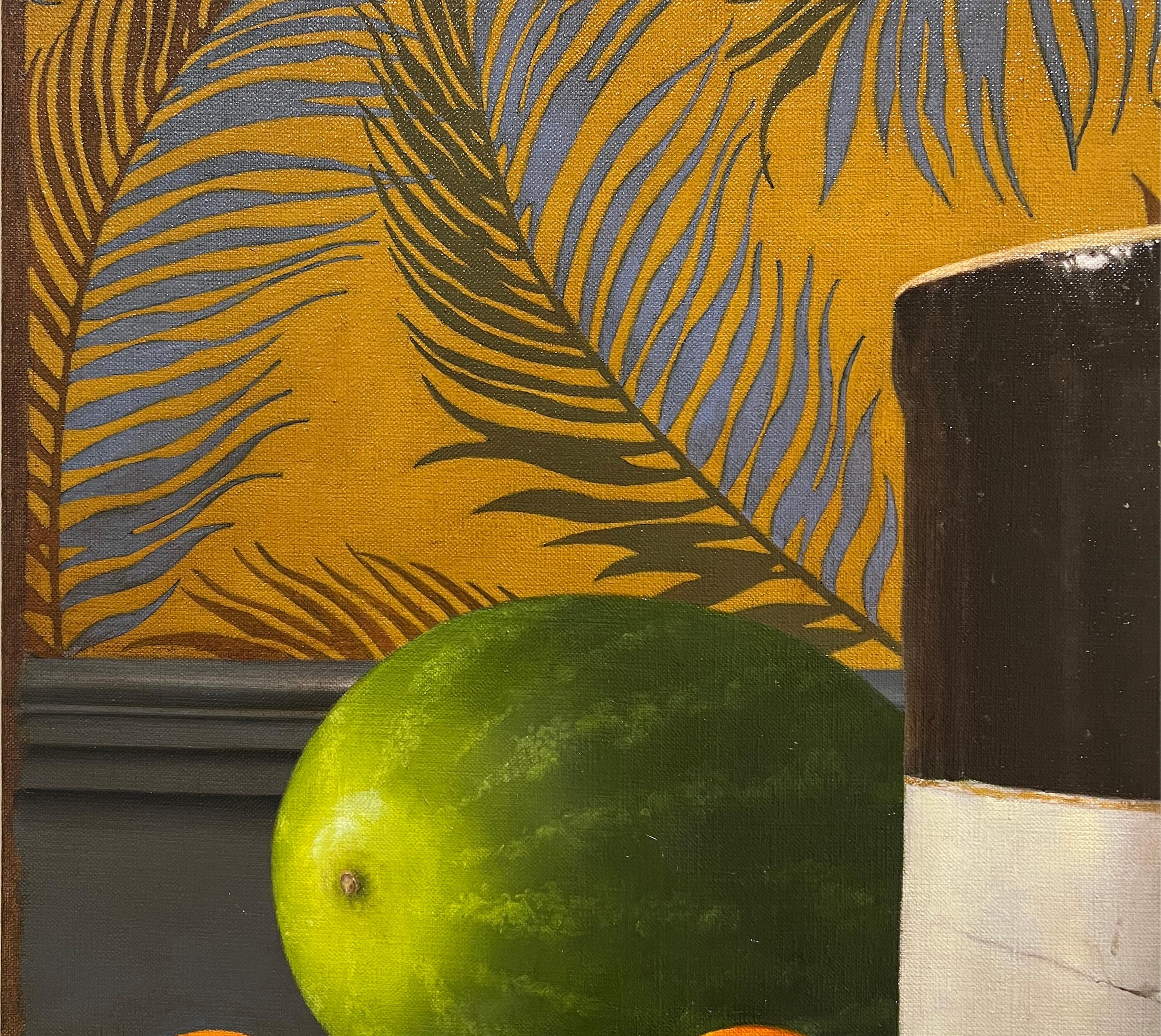 MESA DE OTOÑO, VINTAGE CROCK - Bodegón Contemporáneo / Realismo / Fruta en venta 1