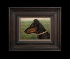 Portrait Of A German Pinscher, 19th Century EDWARD AISTROP (1880-1920) Circa 1