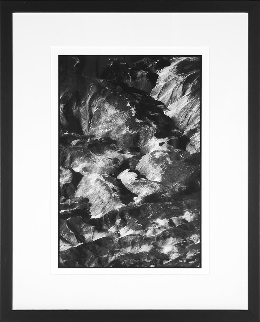 Colorado V - Contemporary Pigment Print of Aerial Landscape (Black+White) - Photograph by Edward Alfano