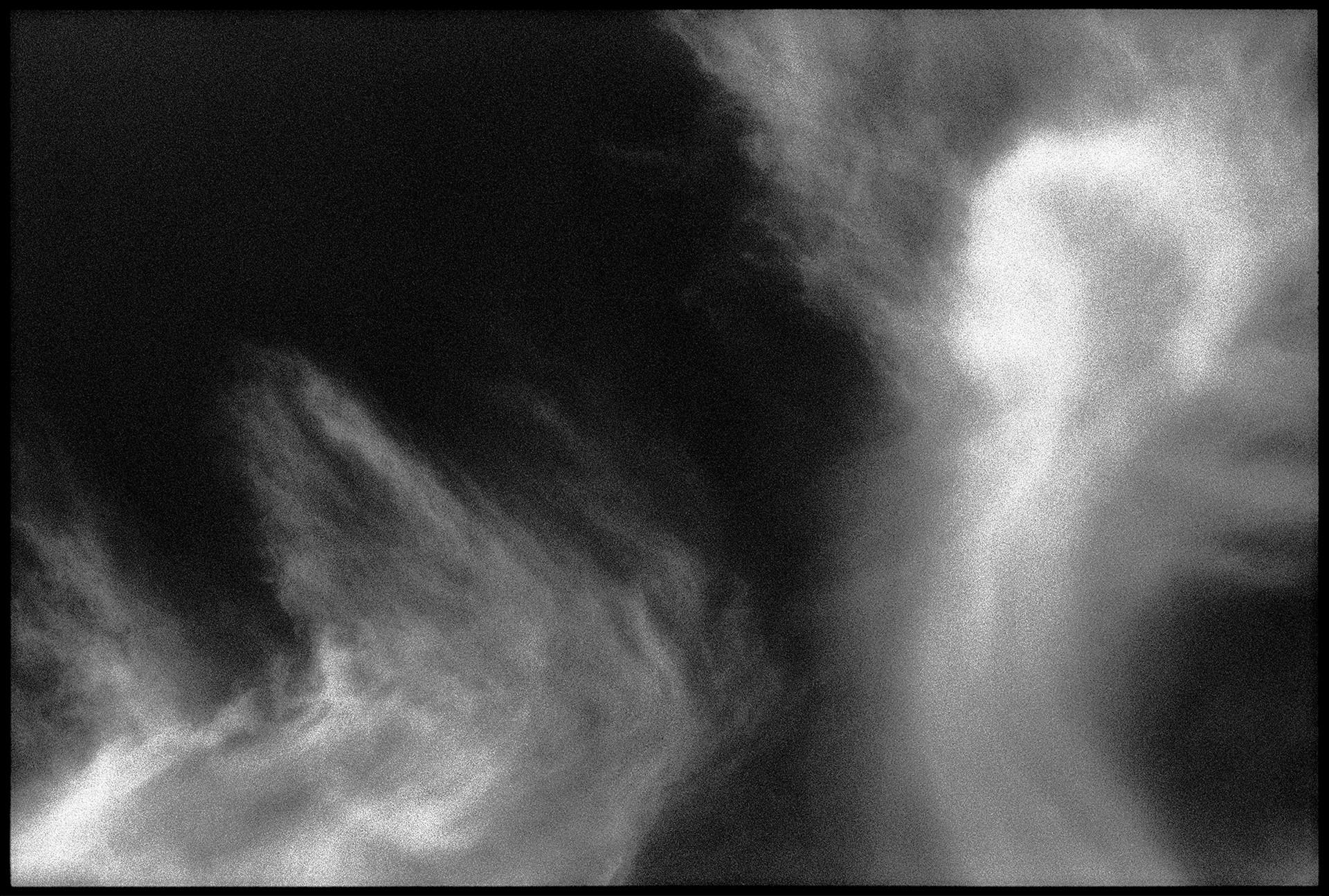 Edward Alfano Black and White Photograph - Kokumthena III, Chilmark, MA - Contemporary Pigment Print of Cloud Structure
