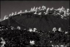 Lava Lands, Bend, OR - Contemporary Pigment Print of Stunning Hillside (Black)