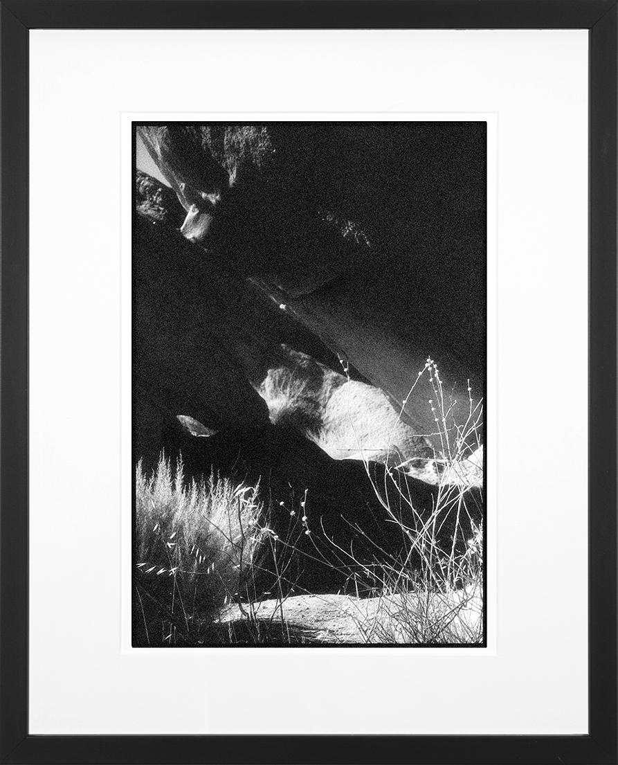 Edward Alfano Black and White Photograph - Vasquez Rocks IV, Agua Dulce, CA - Contemporary Pigment Print (Black+White)