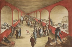 Shelter Scene During the London Blitz