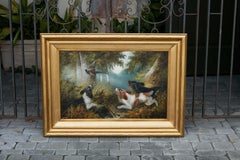 Edward Armfield 19th Century Oil Painting Depicting Dogs Flushing a Pheasant