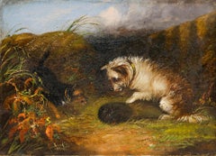 Attrib. Edward Armfield (1817-1896) - Late 19th Century Oil, Hunting Dogs